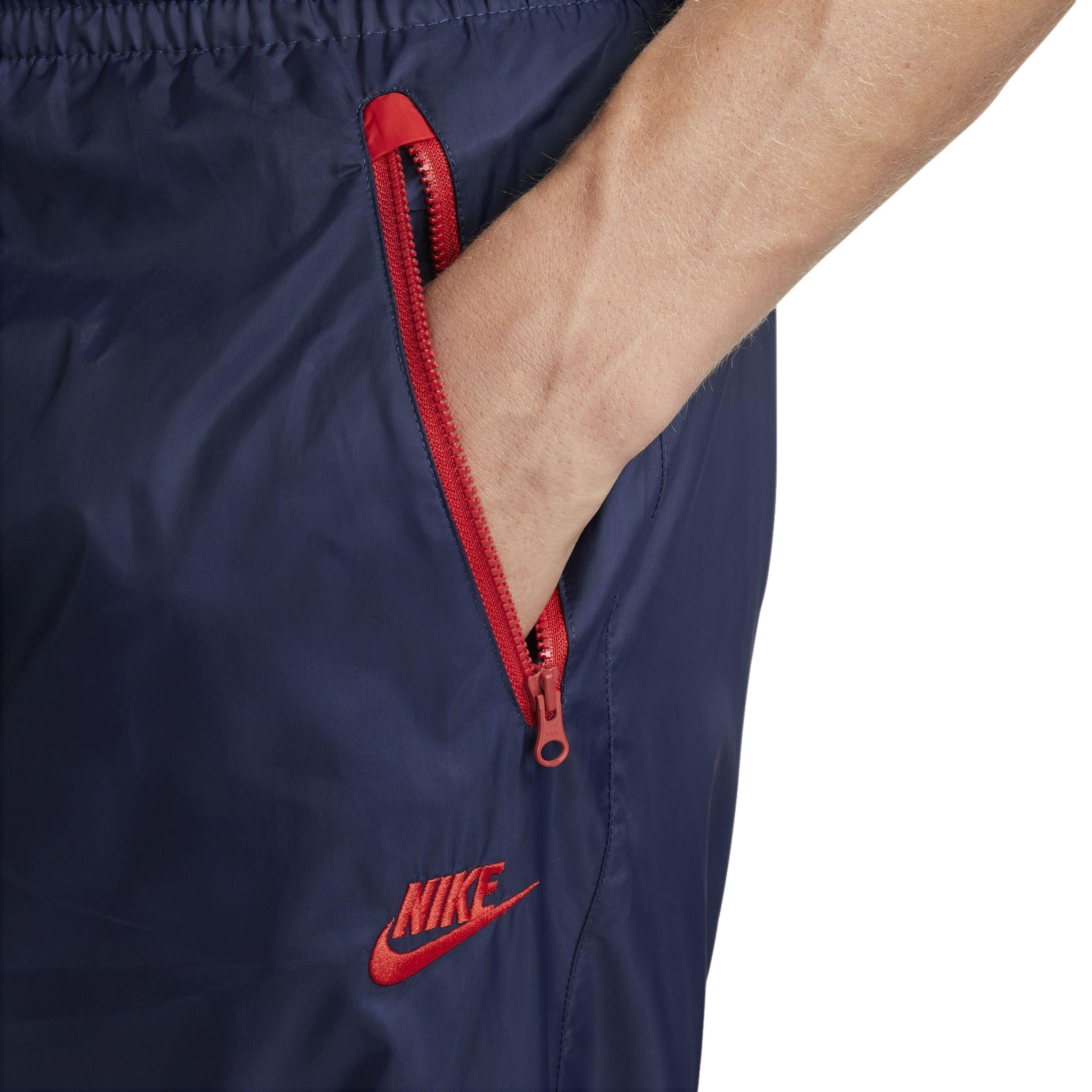 Nike windrunner hotsell pants red