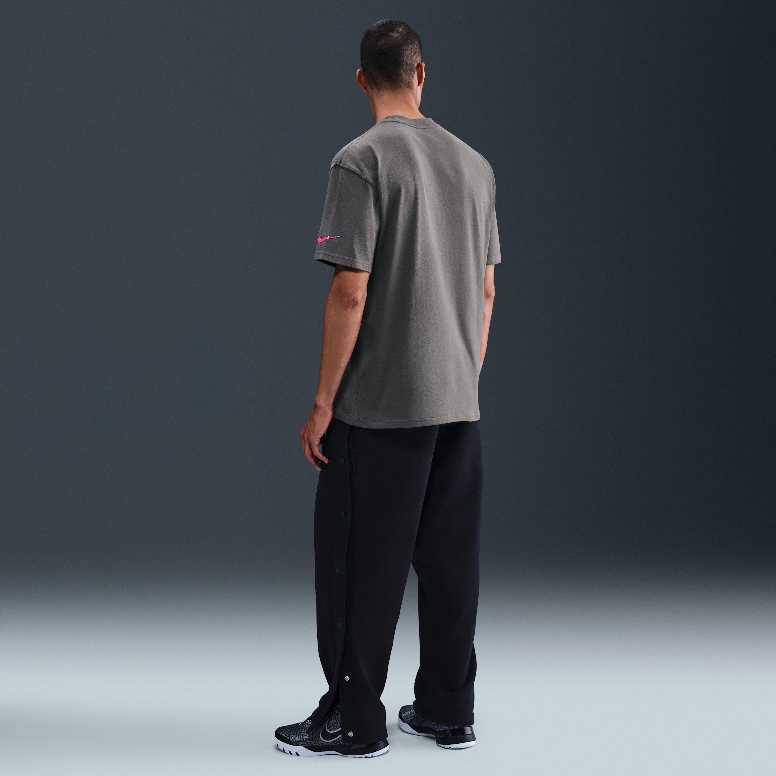 Nike Men's LeBron Max90 T-Shirt - GREY Thumbnail View 5