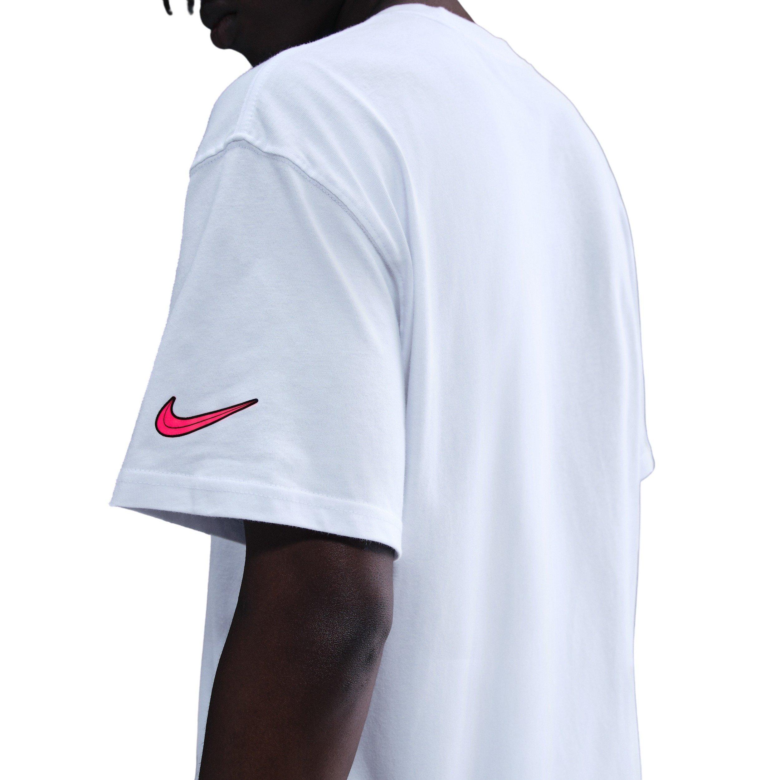 Nike Men's LeBron Max90 T-Shirt - WHITE Thumbnail View 2