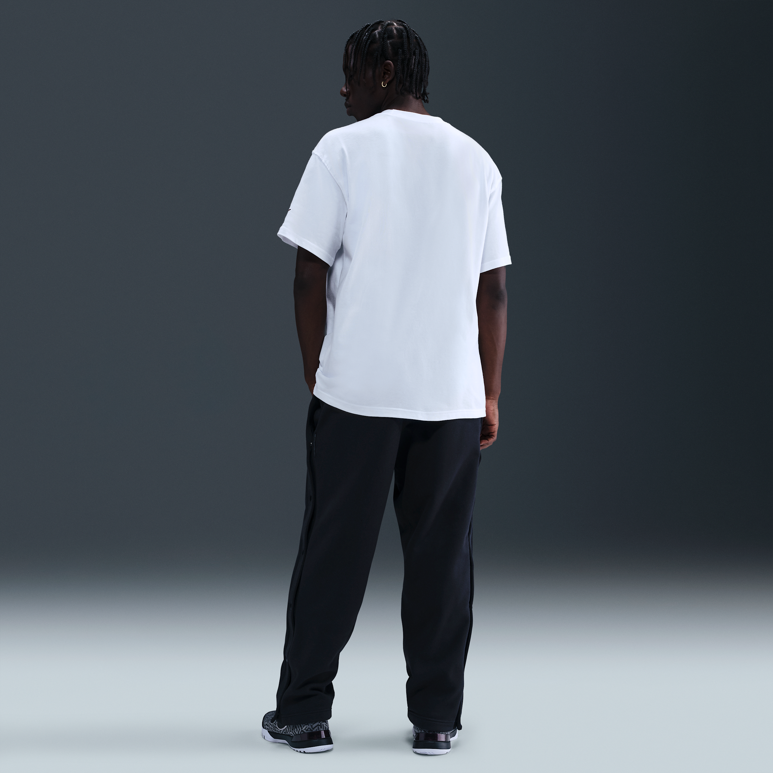 Nike Men's LeBron Max90 T-Shirt - WHITE Thumbnail View 5