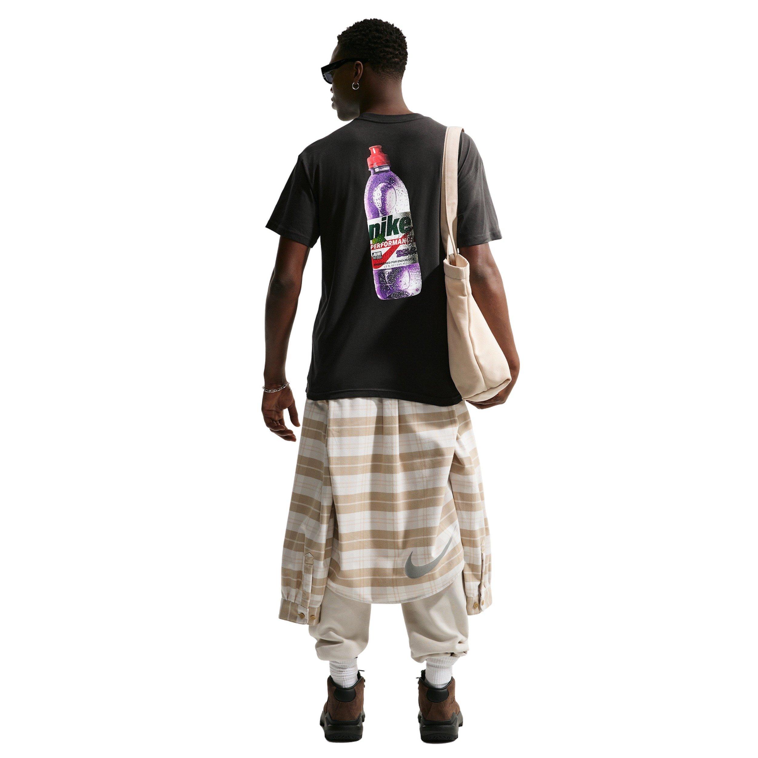 Nike Men's Sportswear Max 90 Max Performance T-Shirt - BLACK Thumbnail View 5