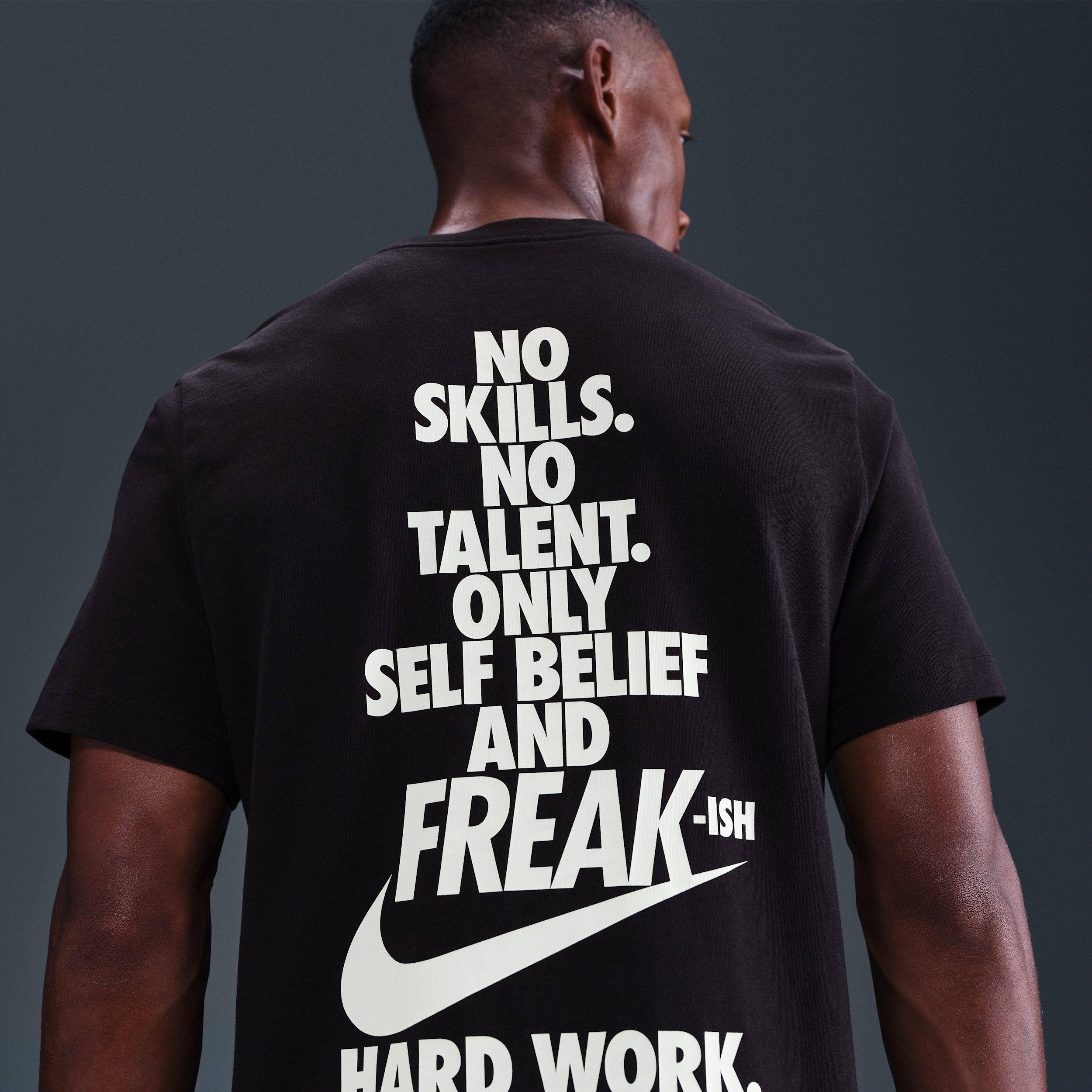 Nike Men's Giannis 1 T-Shirt - BLACK Thumbnail View 4