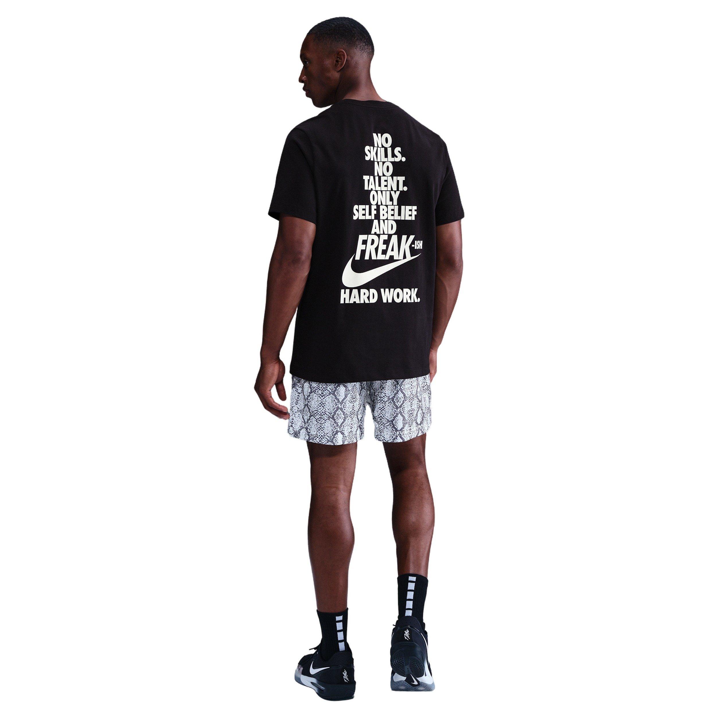 Nike Men's Giannis 1 T-Shirt - BLACK Thumbnail View 2