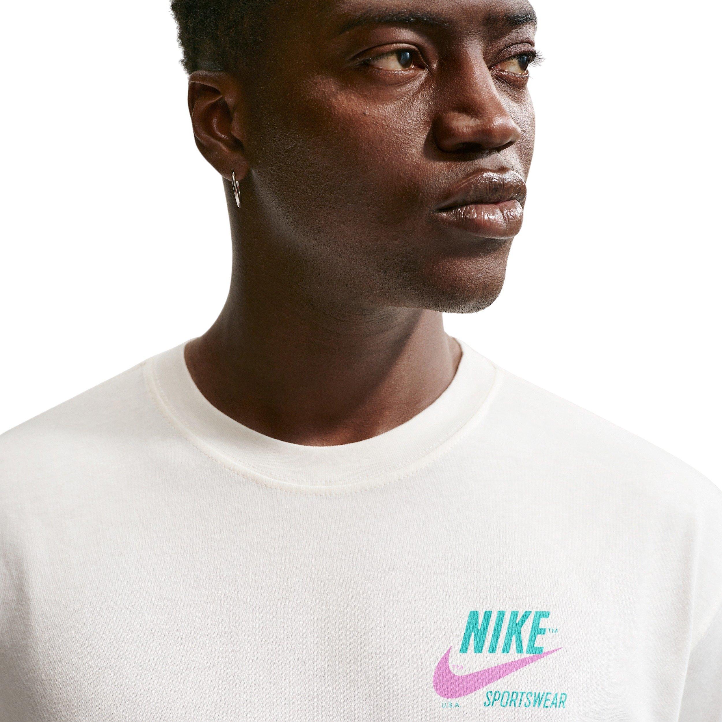 Nike Men's Sportswear Max 90 Surf Graphic T-Shirt - WHITE