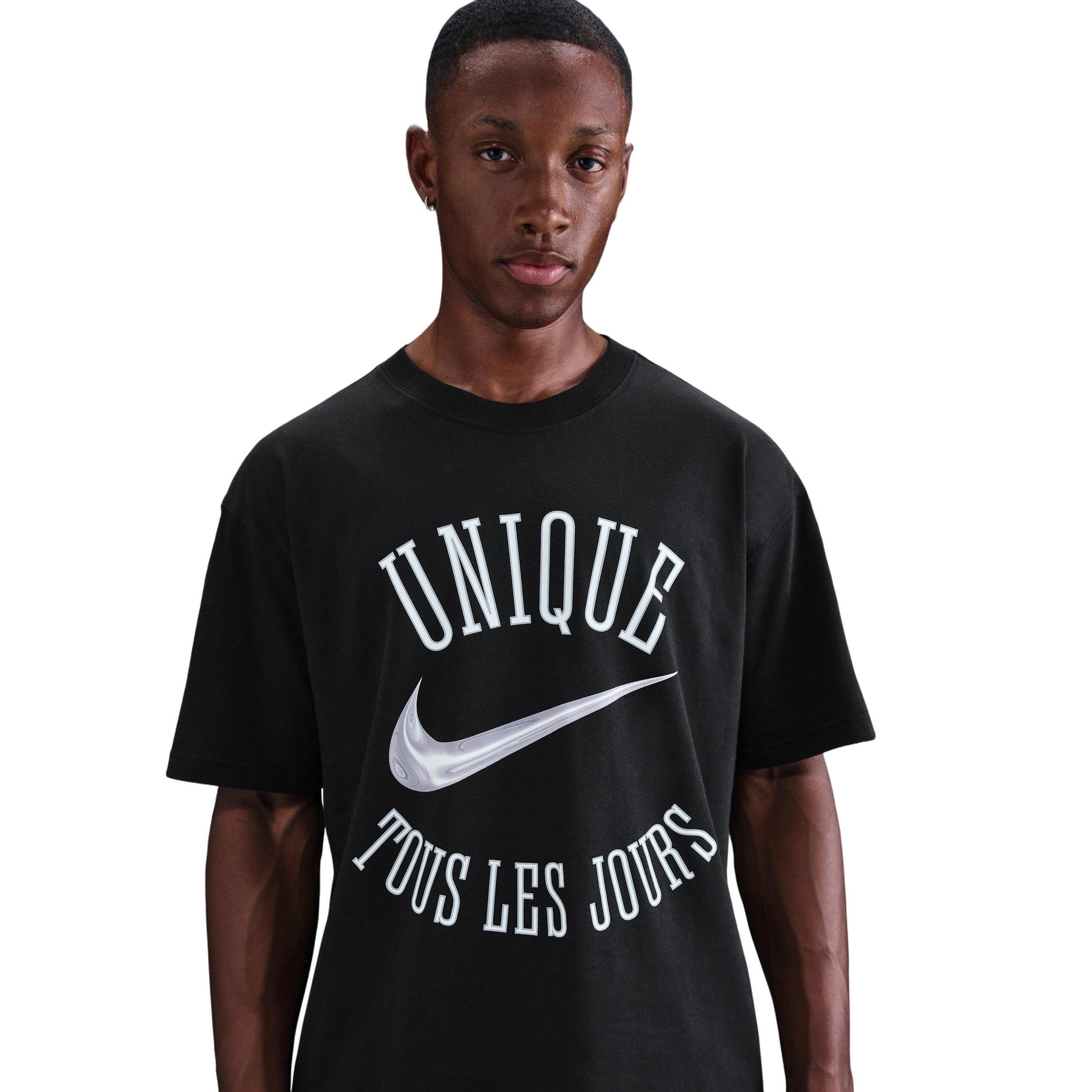 Nike Men's Victor Wembanyama Basketball T-Shirt - BLACK Thumbnail View 1