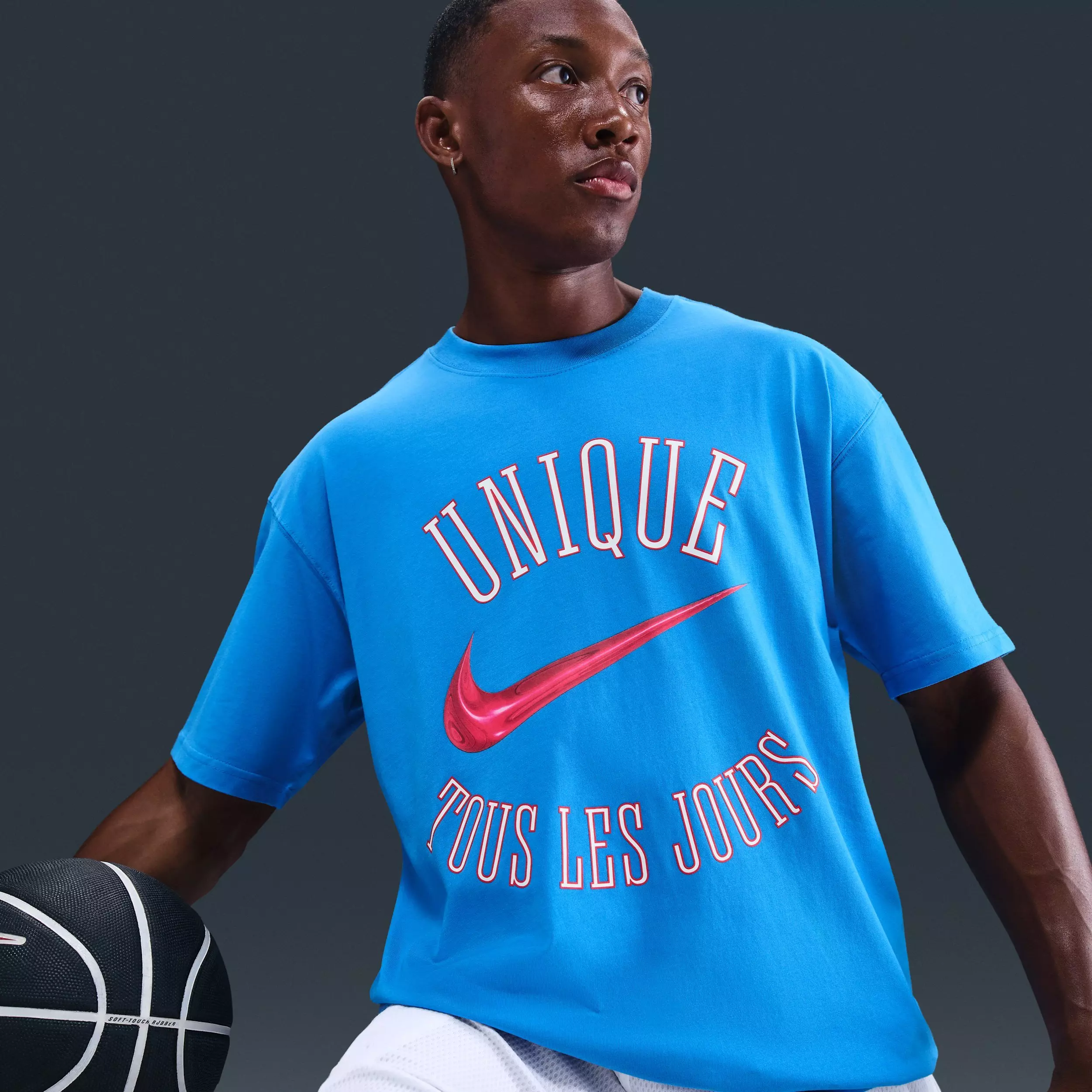 Nike Men's Victor Wembanyama Basketball T-Shirt - BLUE