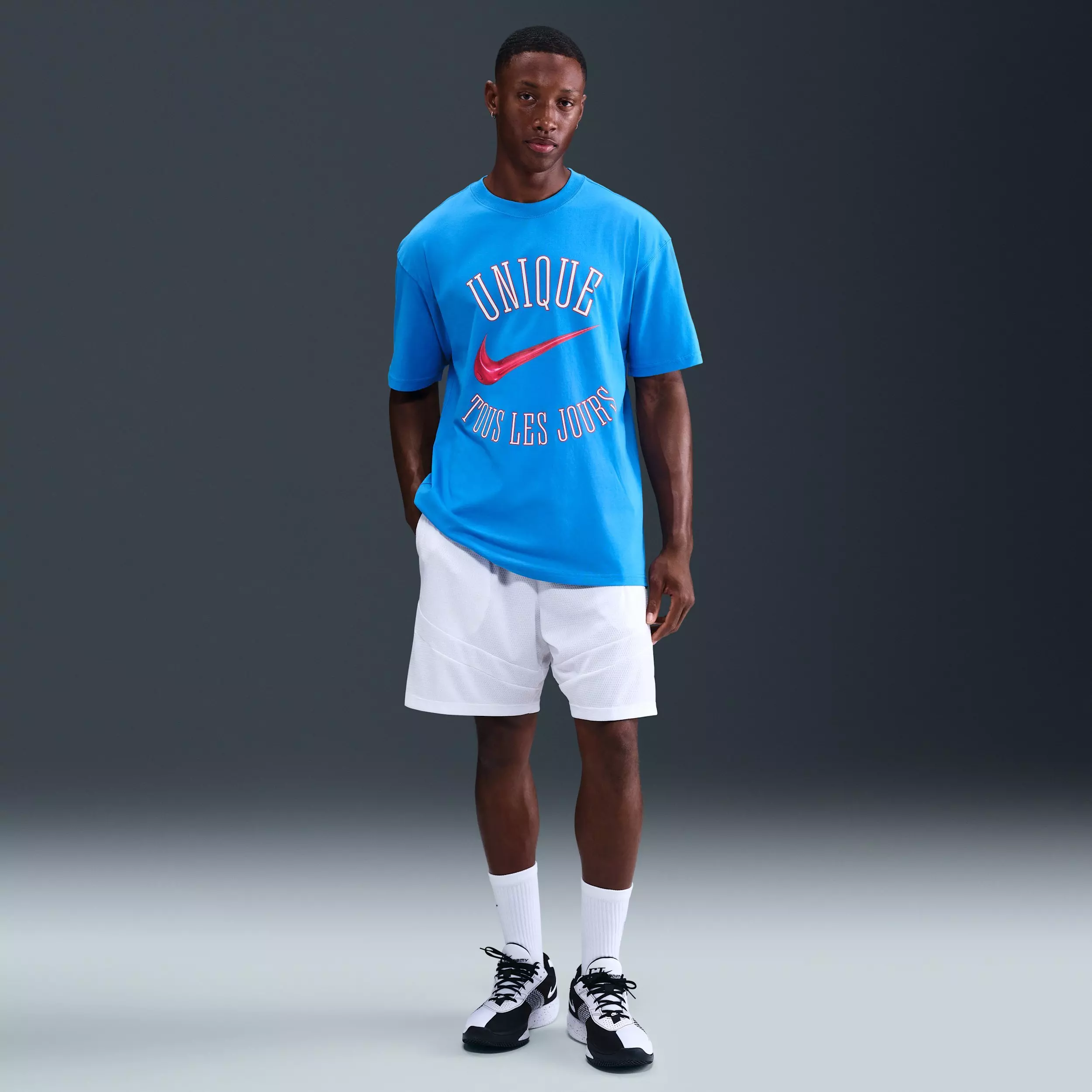 Nike Men's Victor Wembanyama Basketball T-Shirt - BLUE