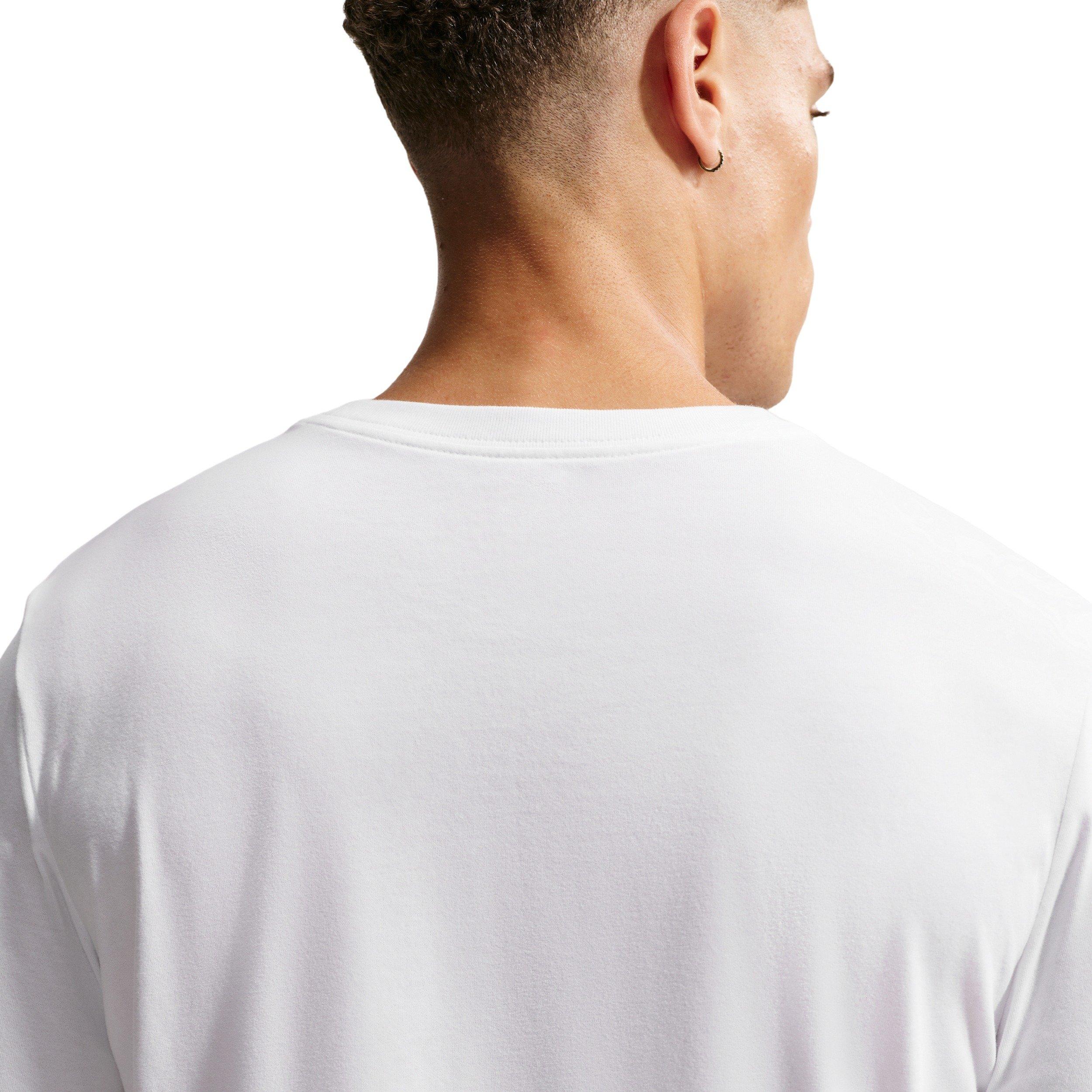 Nike Men's Dri-FIT Standard Tennis T-Shirt - WHITE Thumbnail View 2