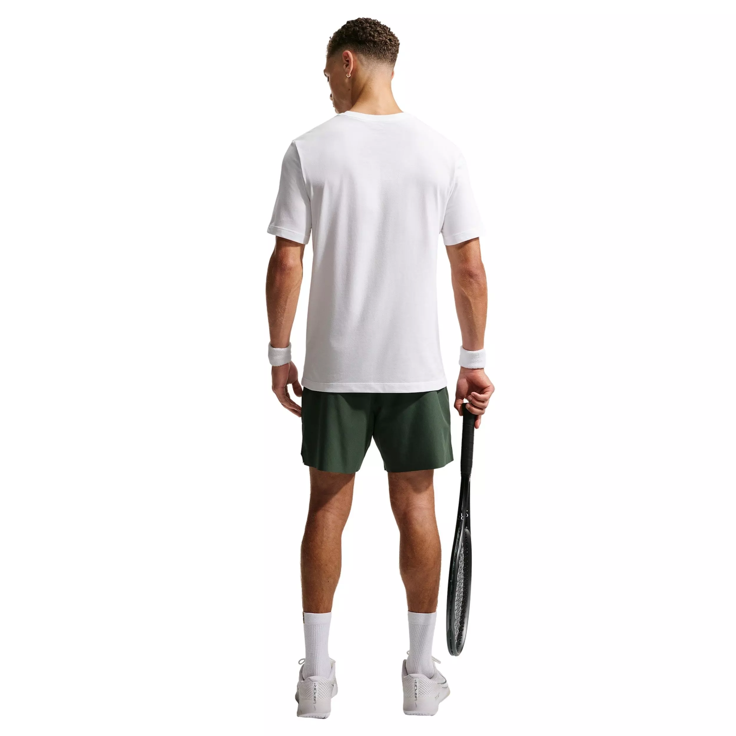 Nike Men's Dri-FIT Standard Tennis T-Shirt - WHITE
