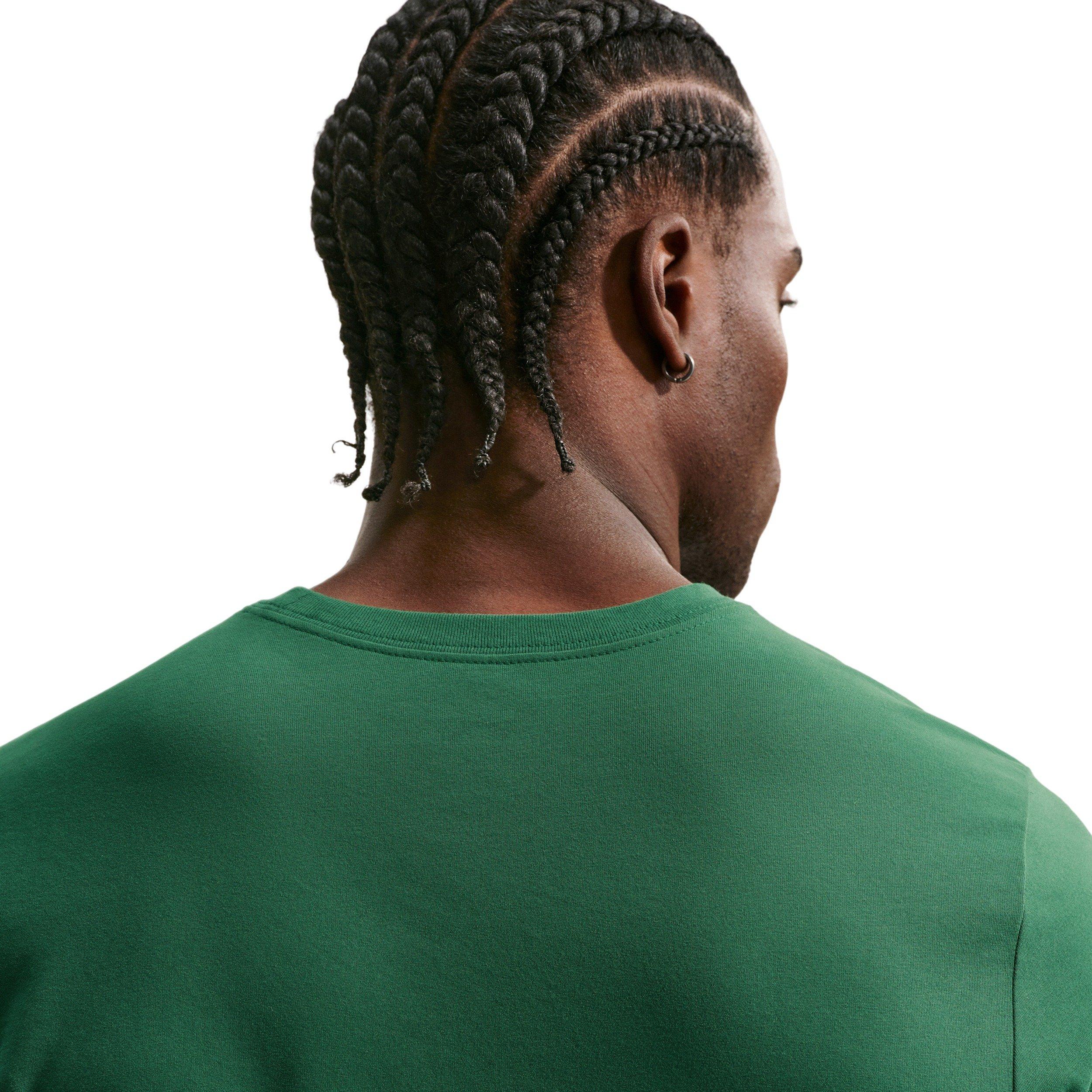 Nike Men's Dri-FIT Standard Tennis T-Shirt - GREEN Thumbnail View 2
