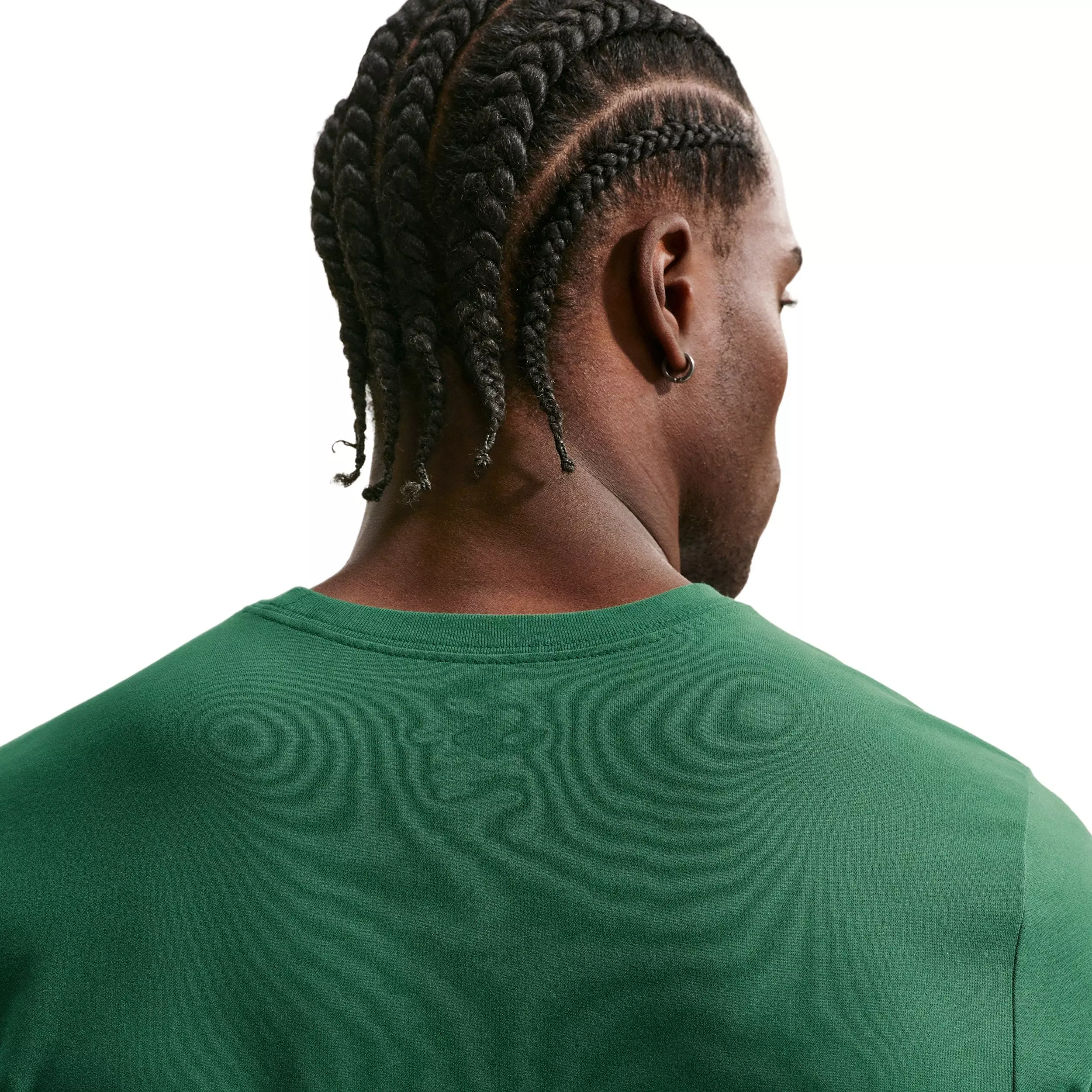 Nike Men's Dri-FIT Standard Tennis T-Shirt - GREEN