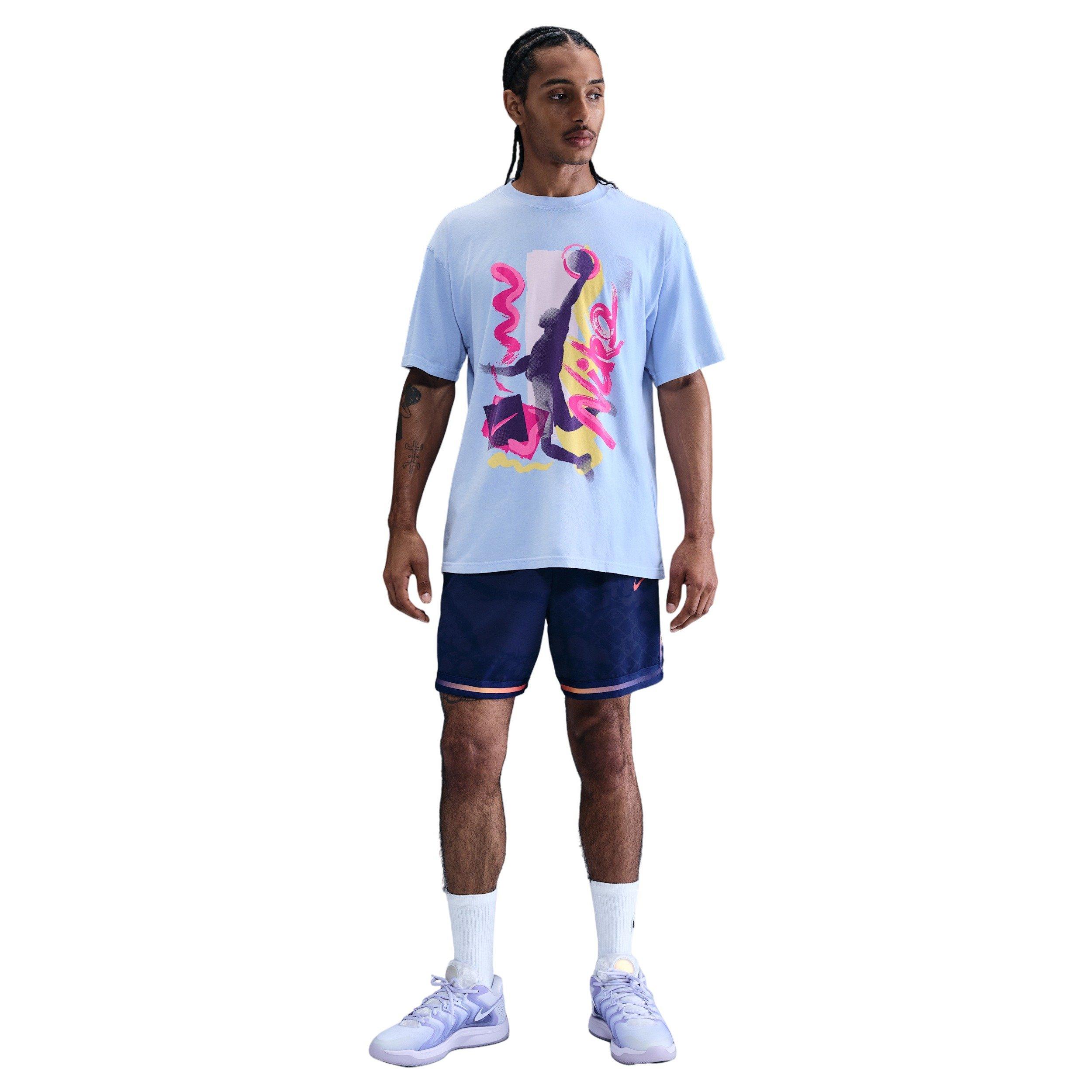 Nike Men's Max90 OC DNA Basketball T-Shirt - BLUE Thumbnail View 1