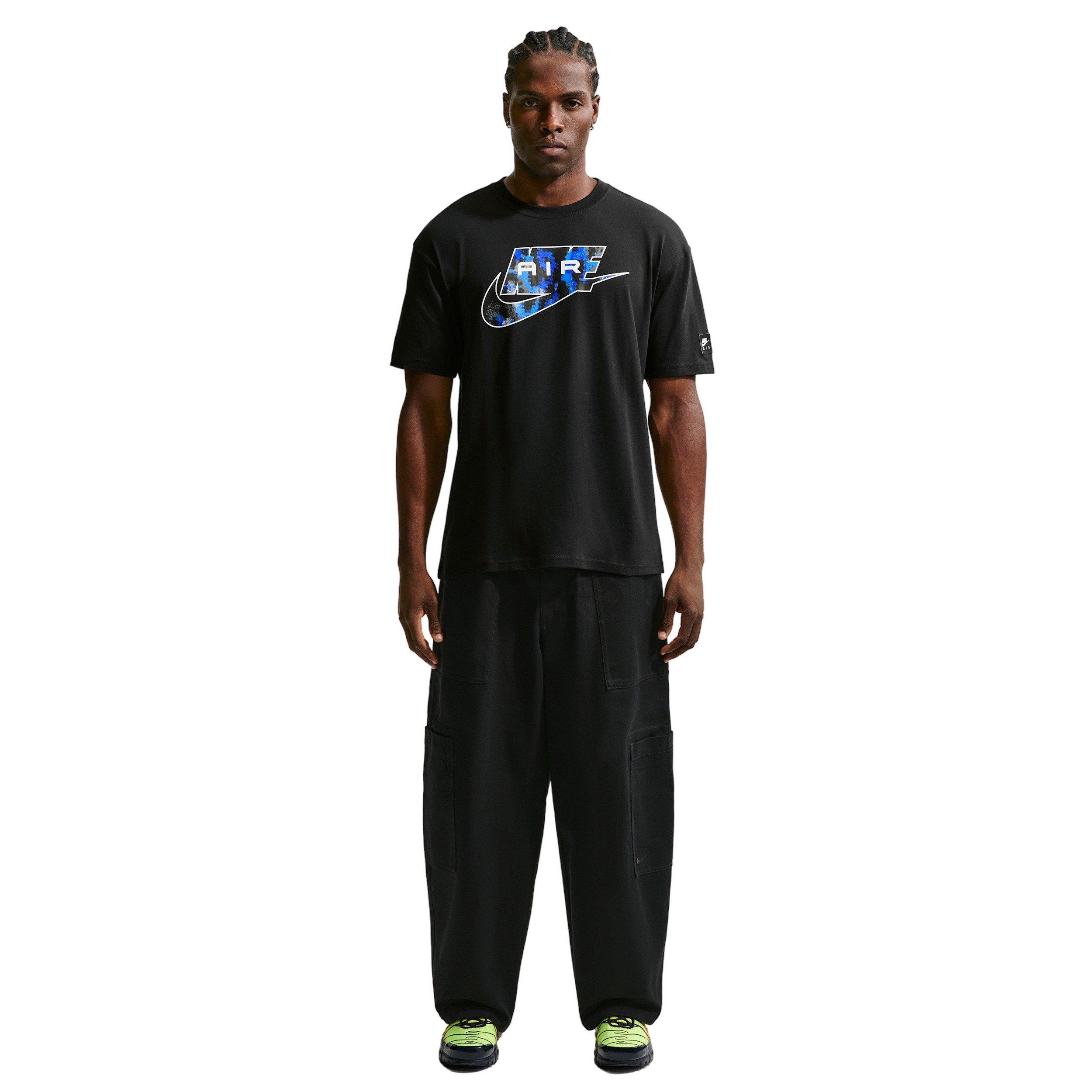 Nike Men's Air Sportswear LSE AOP T-Shirt - BLACK