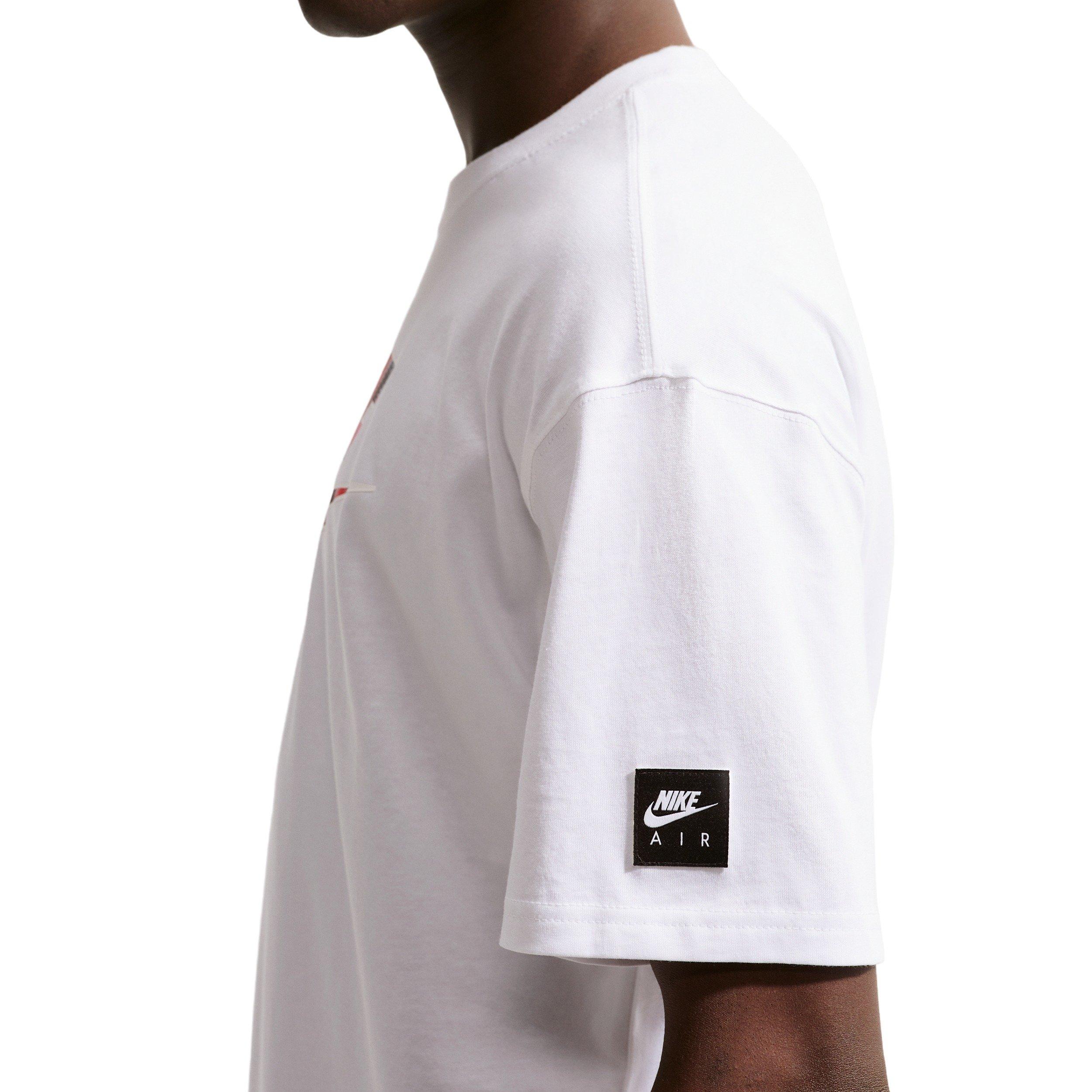 Nike Men's Air Sportswear LSE AOP T-Shirt - WHITE Thumbnail View 2