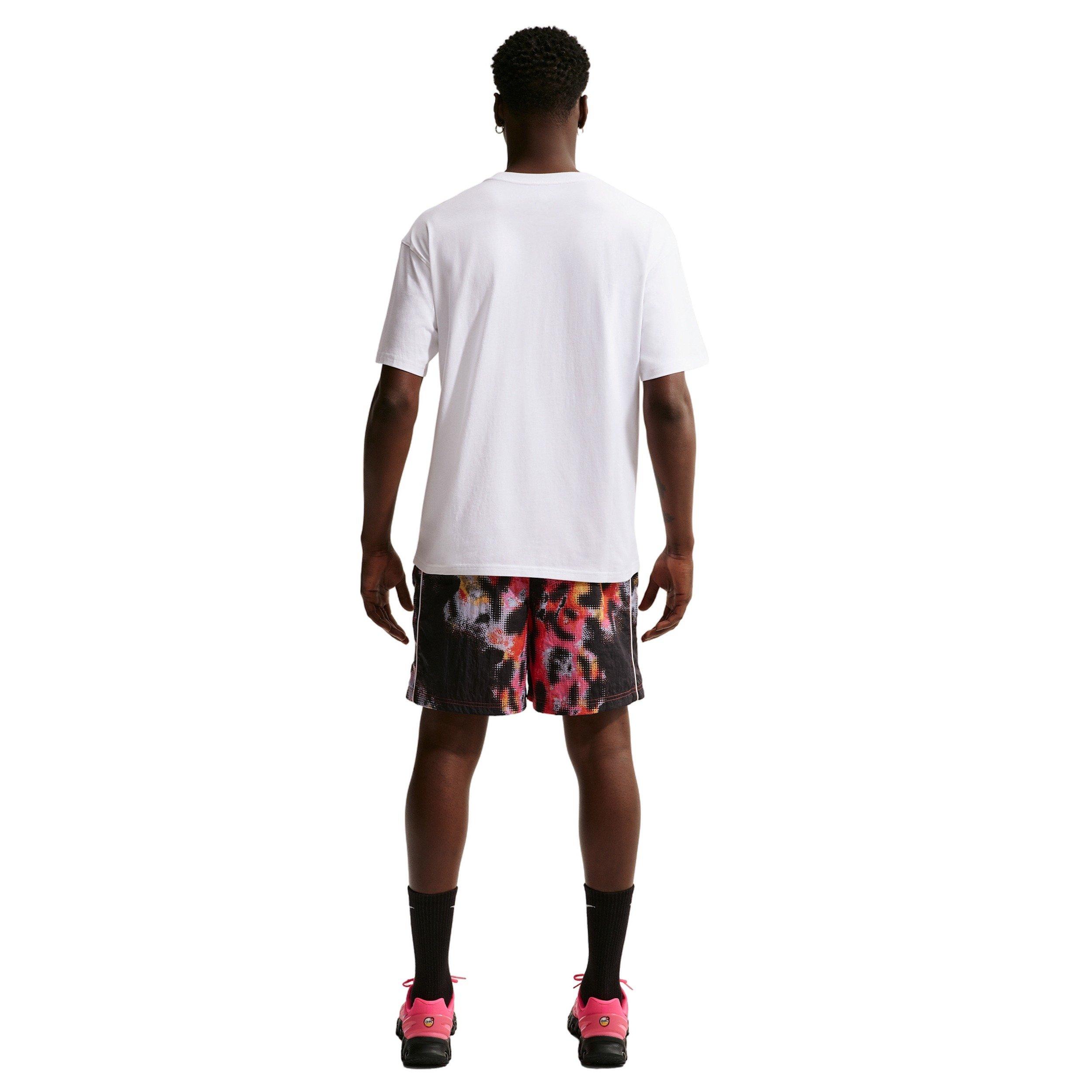 Nike Men's Air Sportswear LSE AOP T-Shirt - WHITE Thumbnail View 5