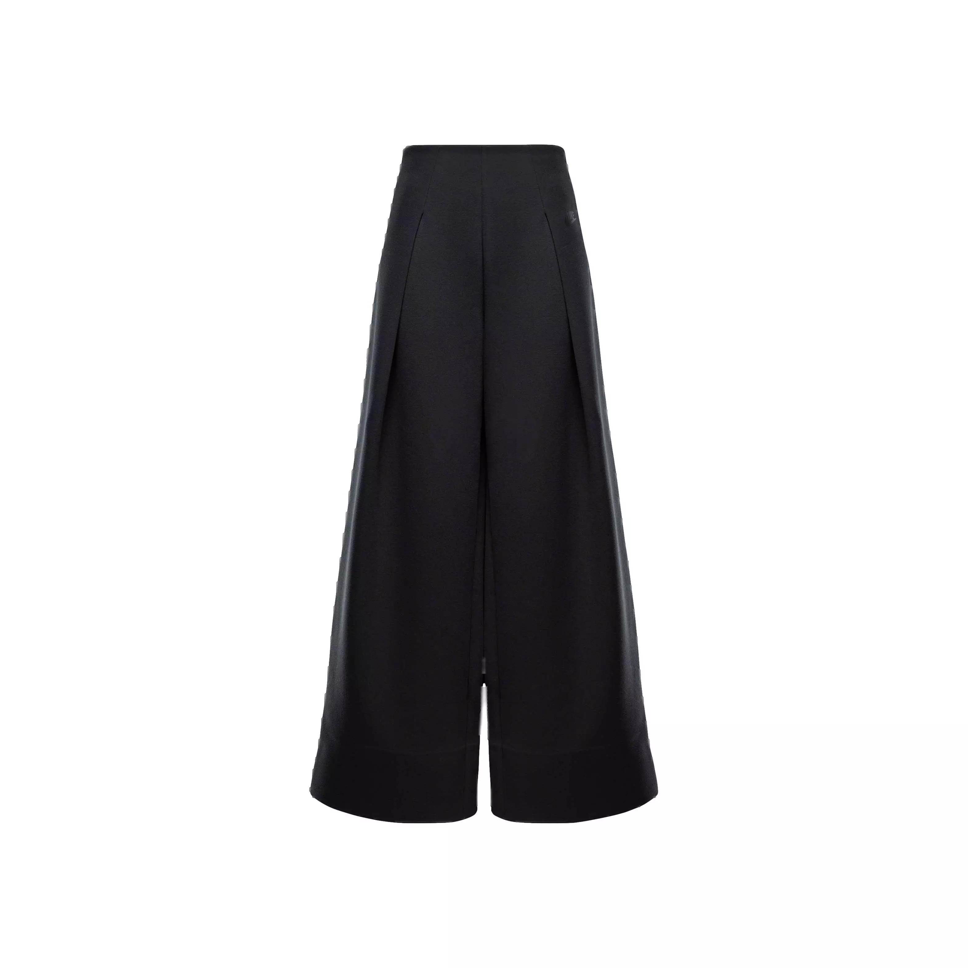 Nike Women's Sportswear Tech Fleece High-Waisted Pleated Trousers - BLACK