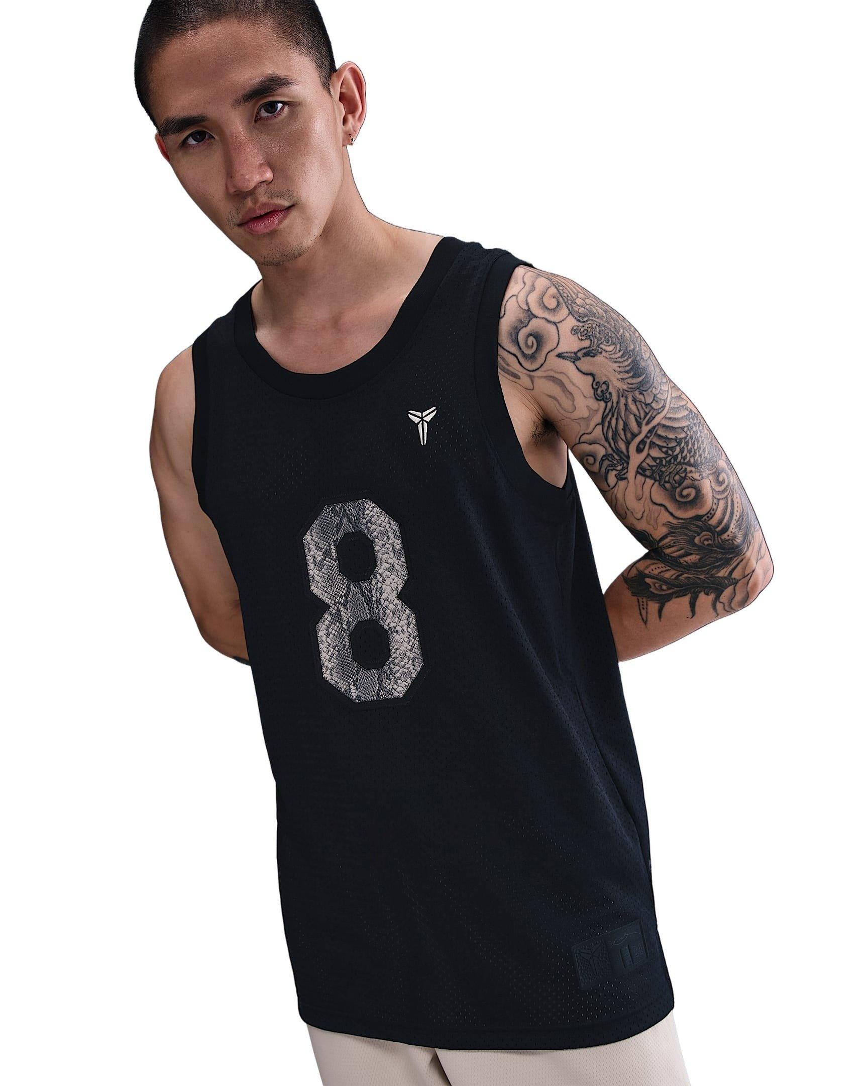 Kobe Men's Basketball Jersey - Black - BLACK Thumbnail View 1
