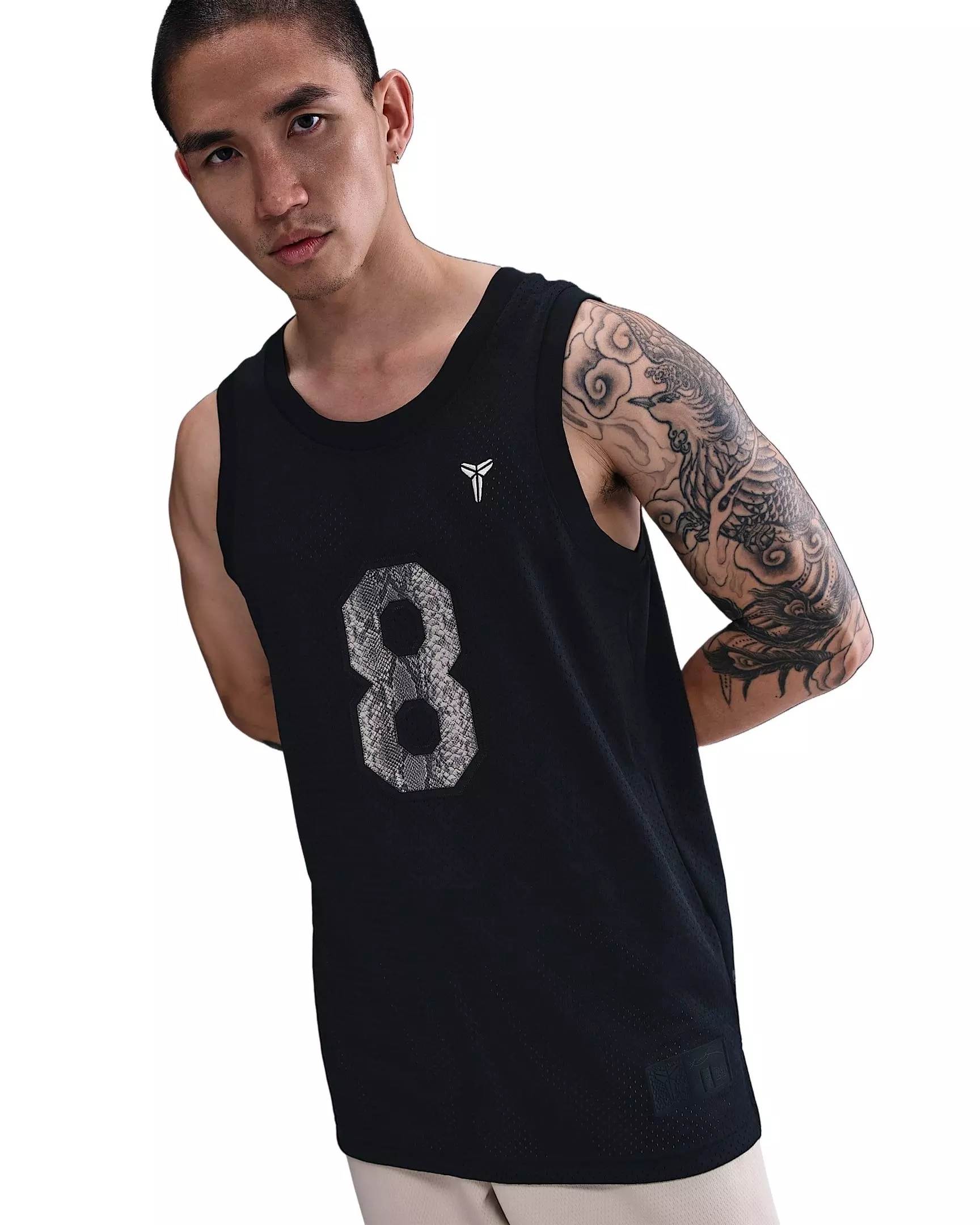 Kobe Men's Basketball Jersey - Black - BLACK