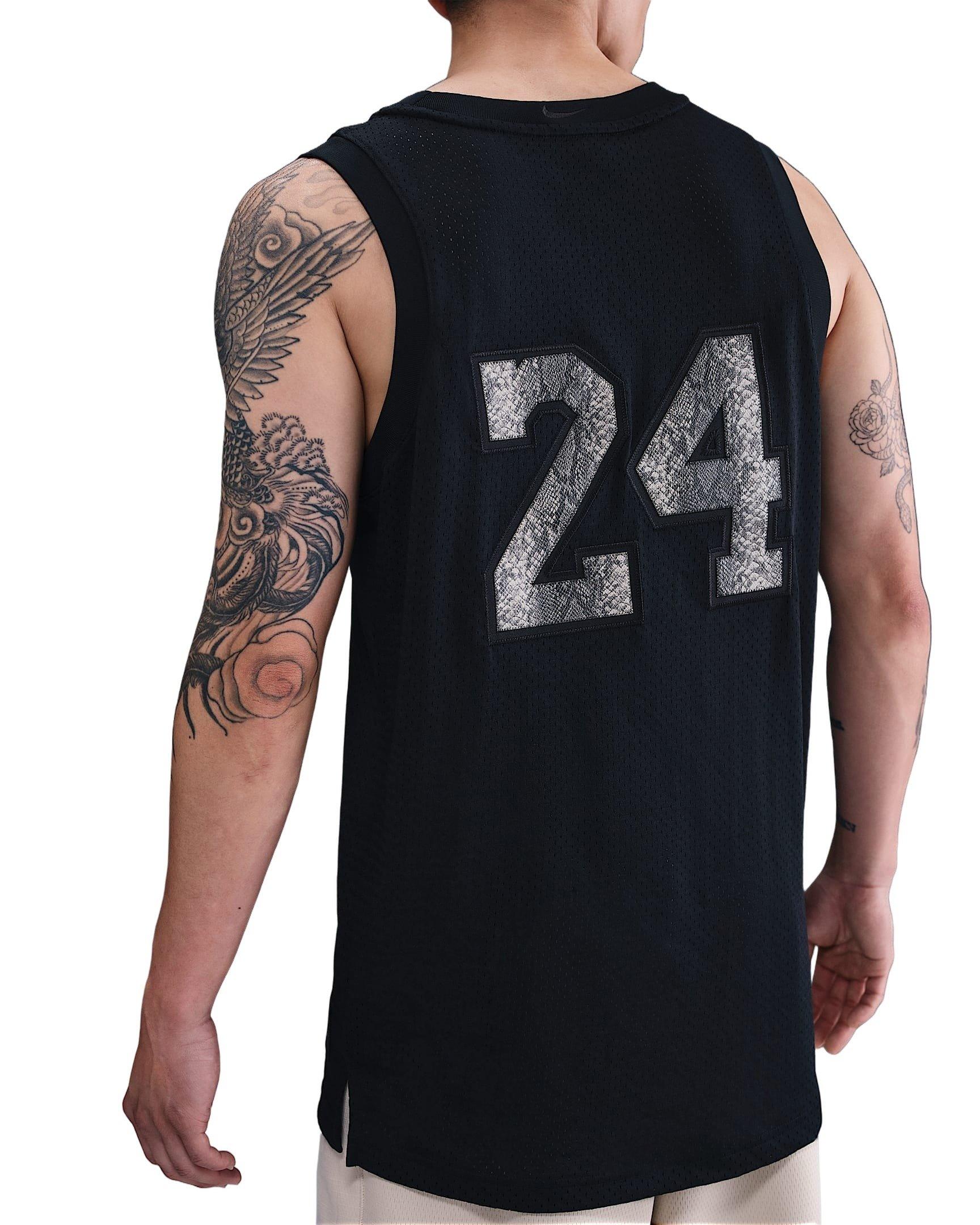 Kobe Men's Basketball Jersey -Black - BLACK Thumbnail View 2