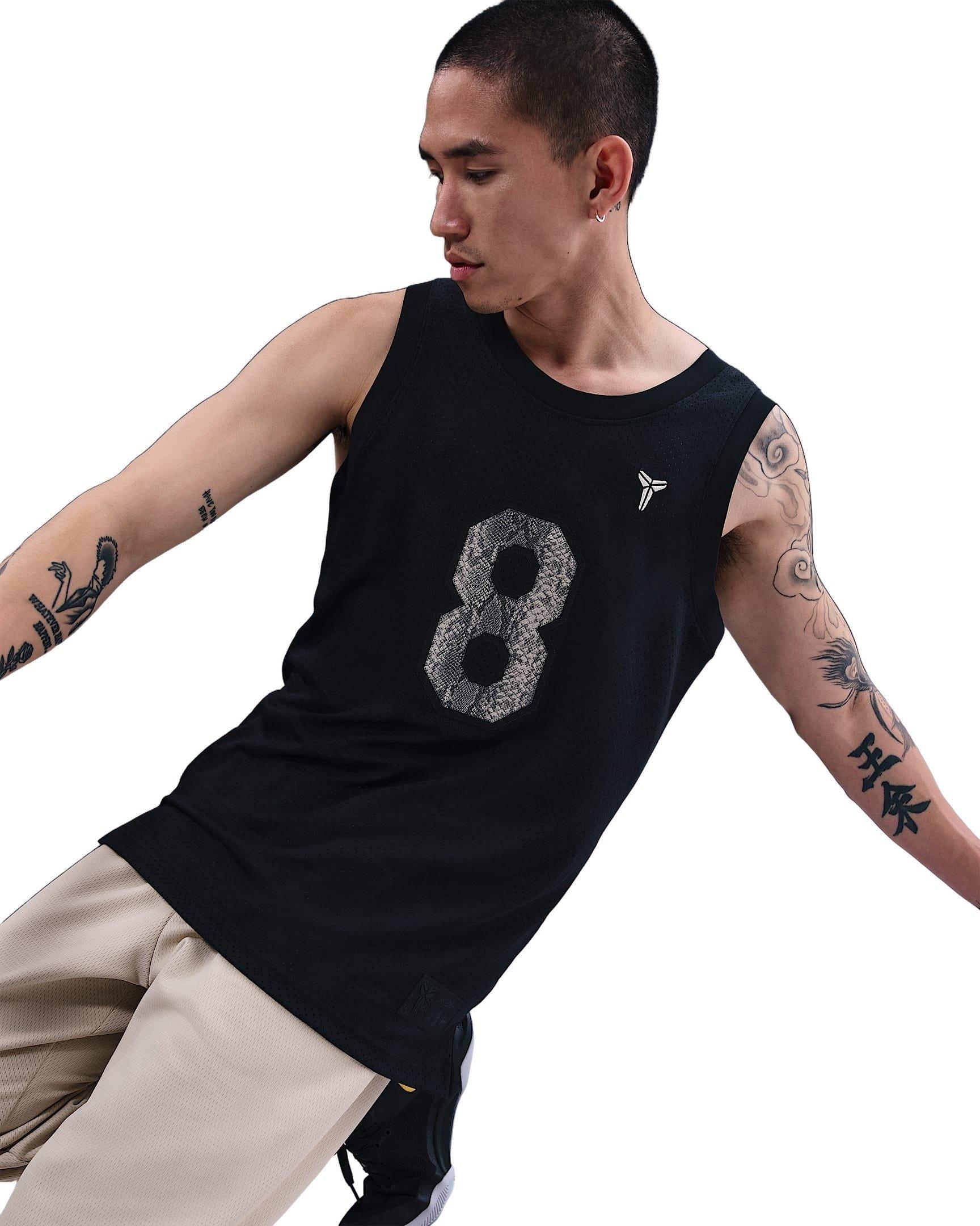 Kobe Men's Basketball Jersey -Black - BLACK Thumbnail View 3