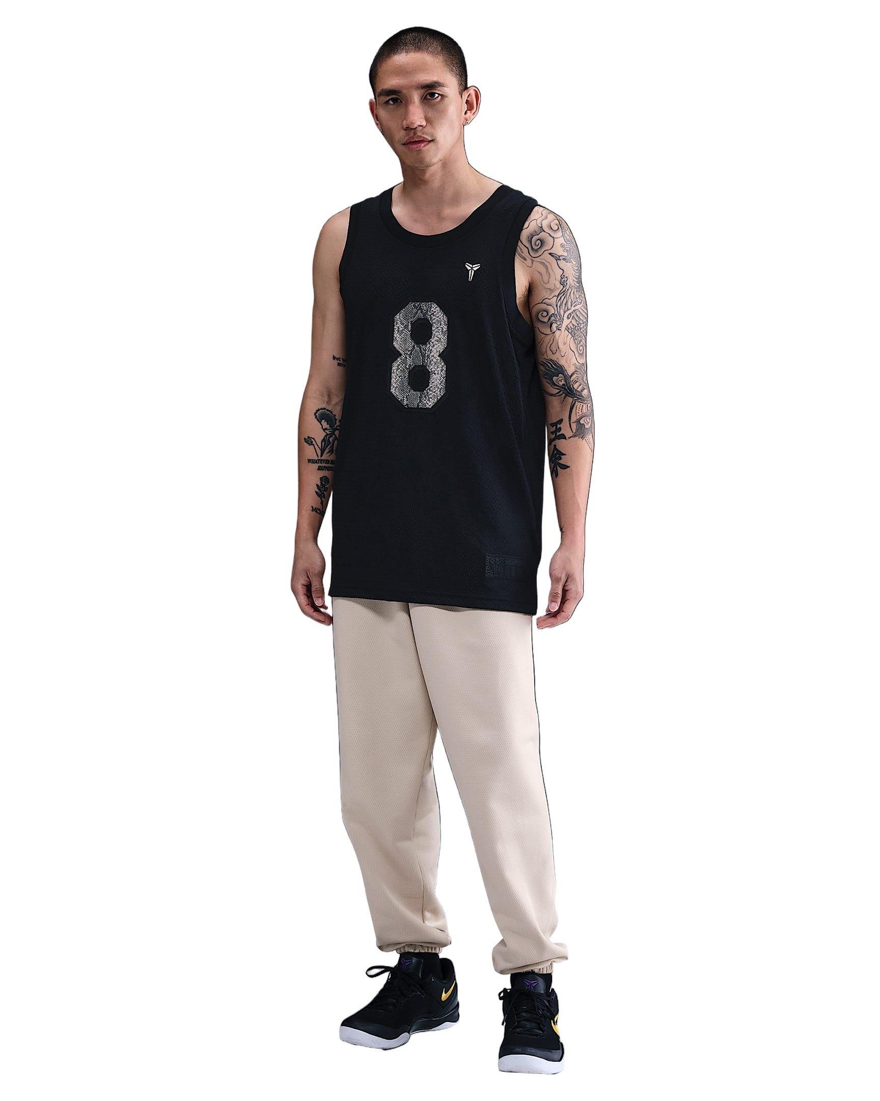 Kobe Men's Basketball Jersey -Black - BLACK Thumbnail View 4