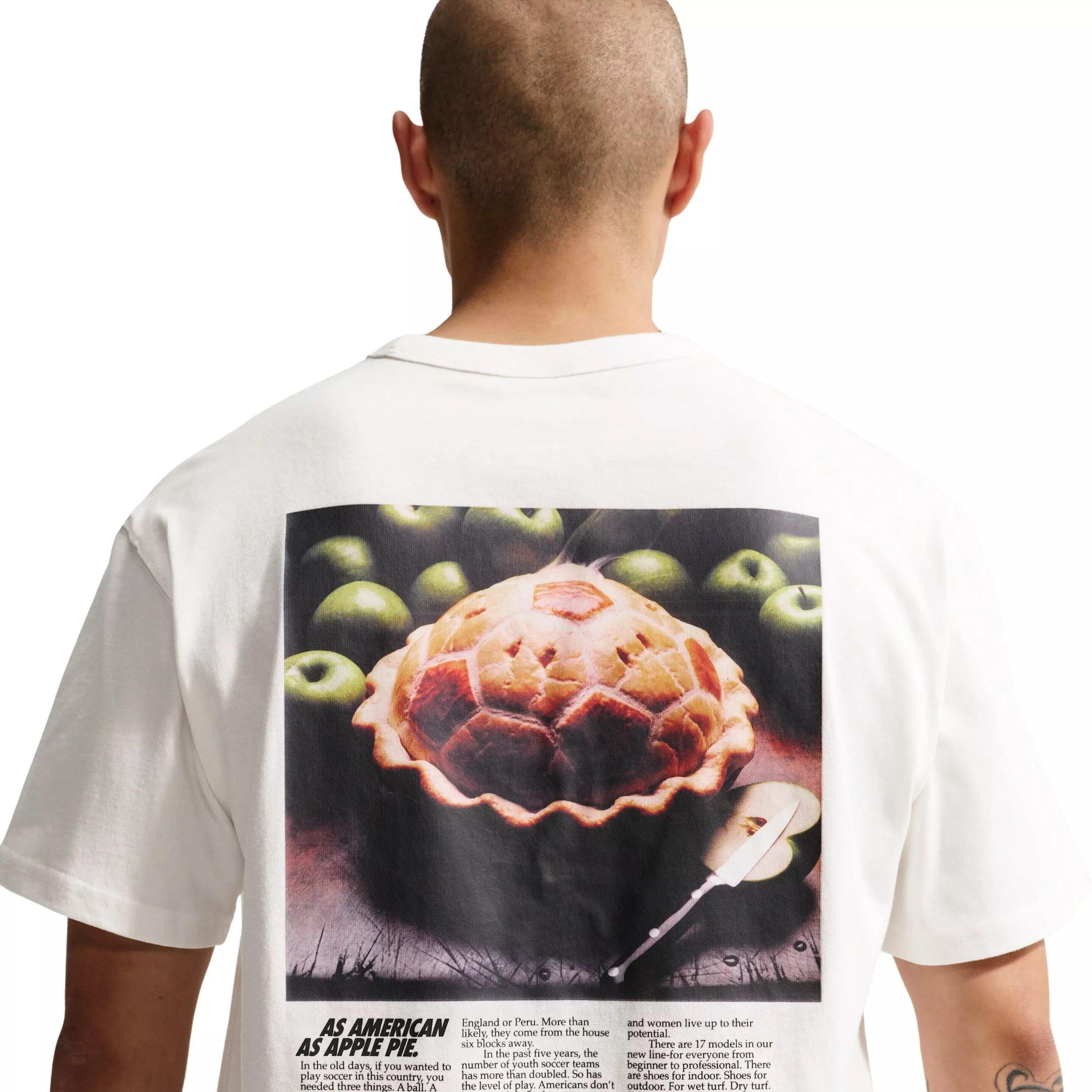 Nike Men's Sportswear American Pie T-Shirt - White - WHITE