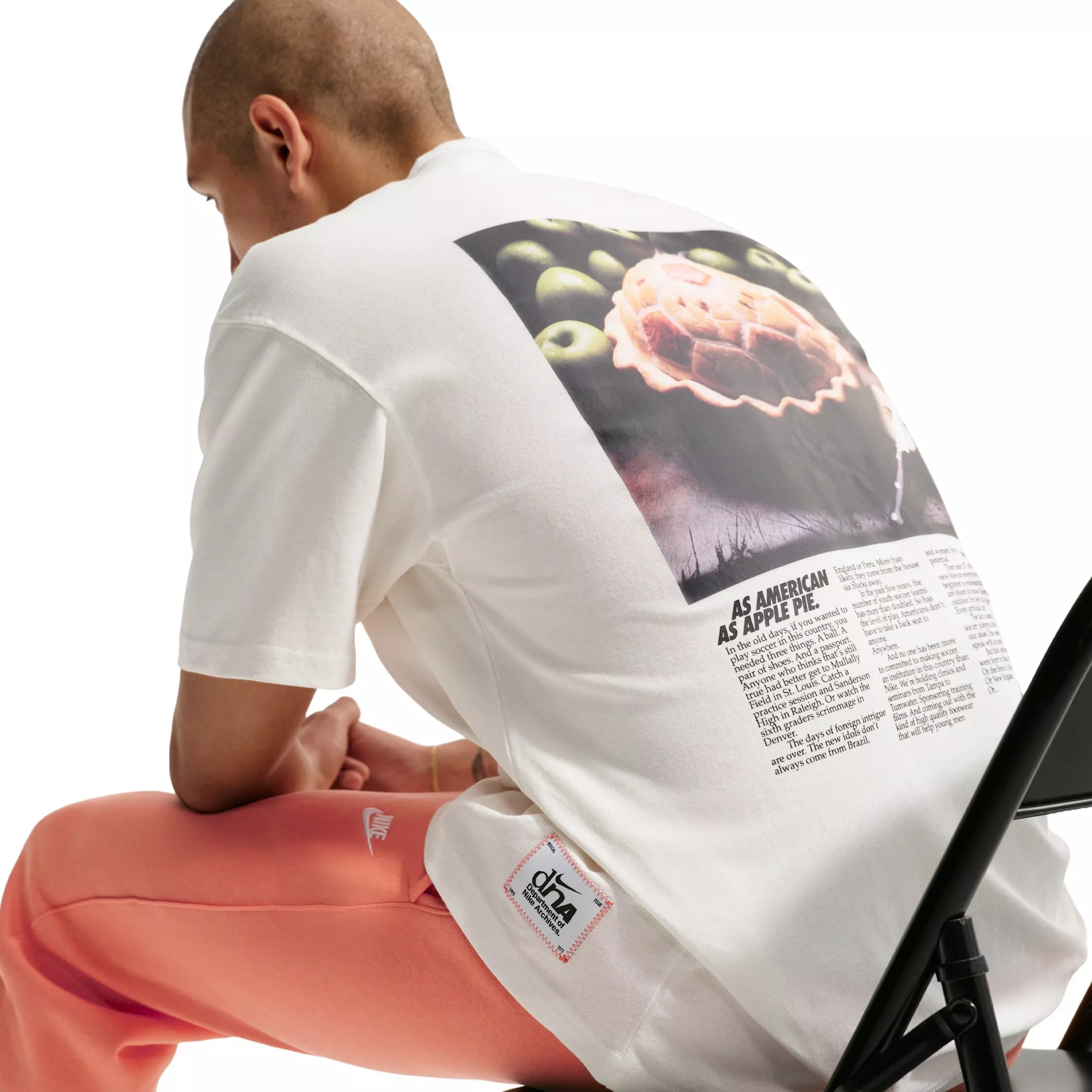 Nike Men's Sportswear American Pie T-Shirt - White - WHITE