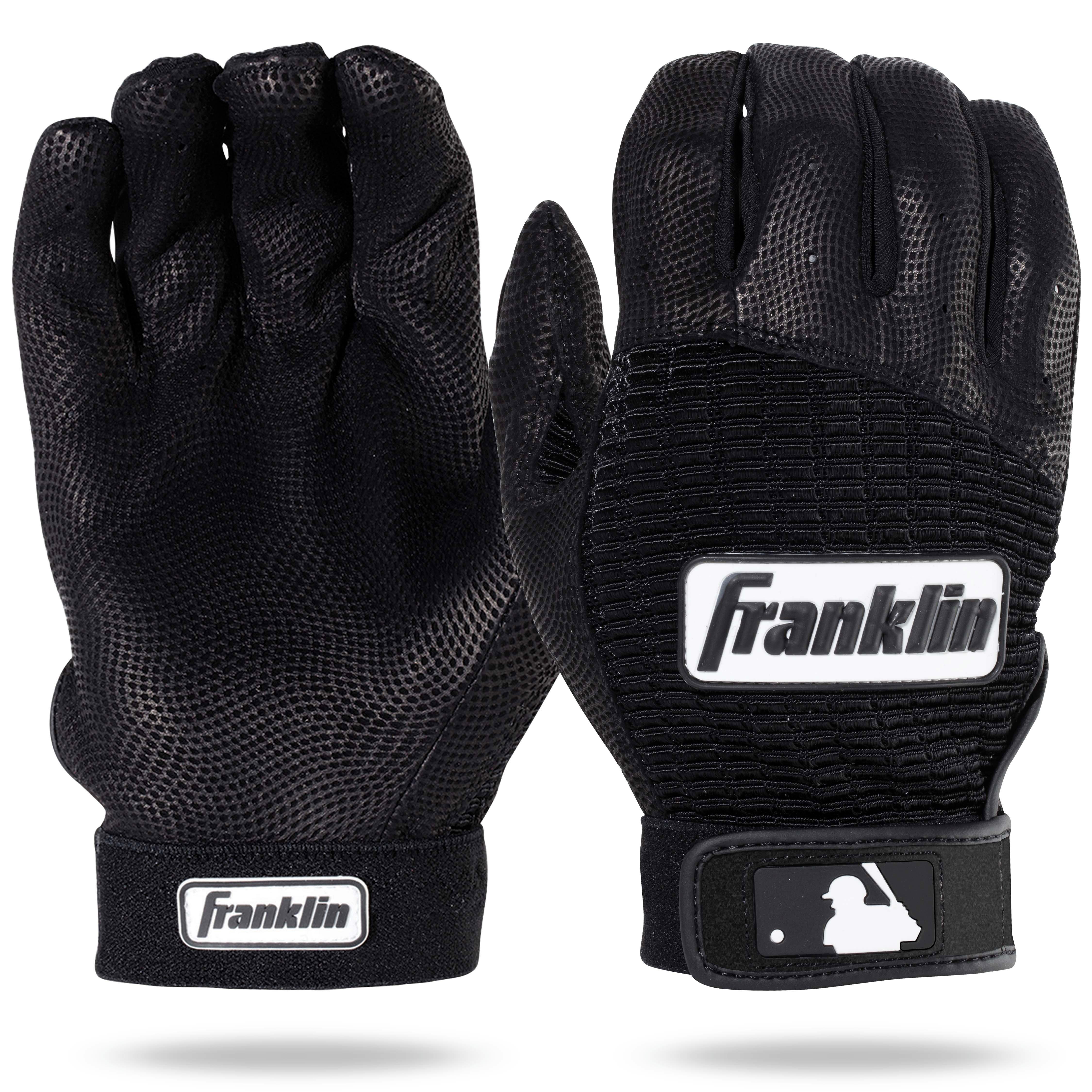 Franklin Men's Pro Classic Baseball Batting Gloves Black - BLACK Thumbnail View 1