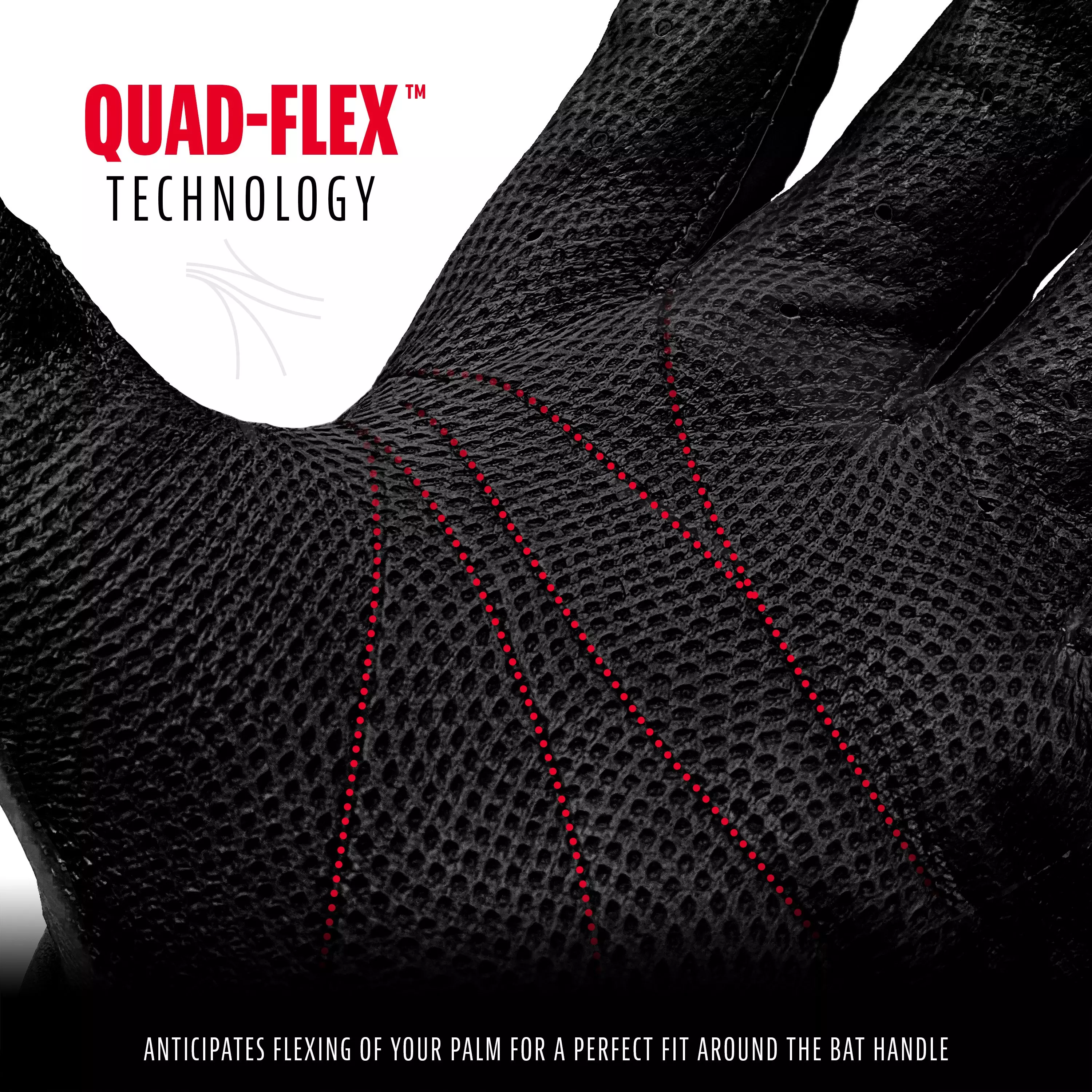 Franklin Men's Pro Classic Baseball Batting Gloves Black - BLACK