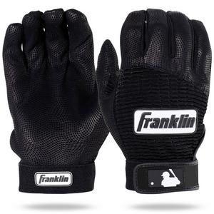 Franklin Men's Pro Classic Baseball Batting Gloves Black
