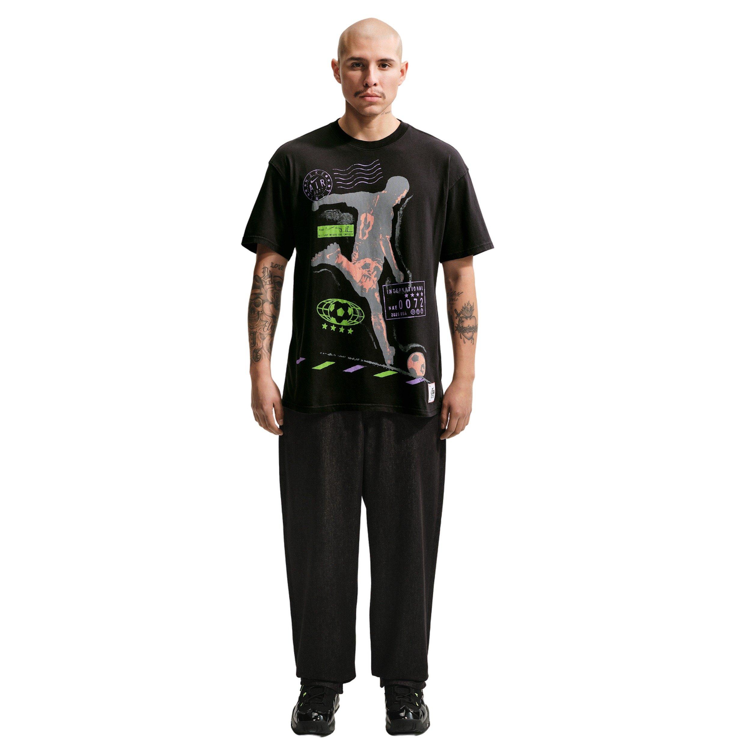 Nike Men's Sportswear LSE Celeb T-Shirt - BLACK Thumbnail View 4