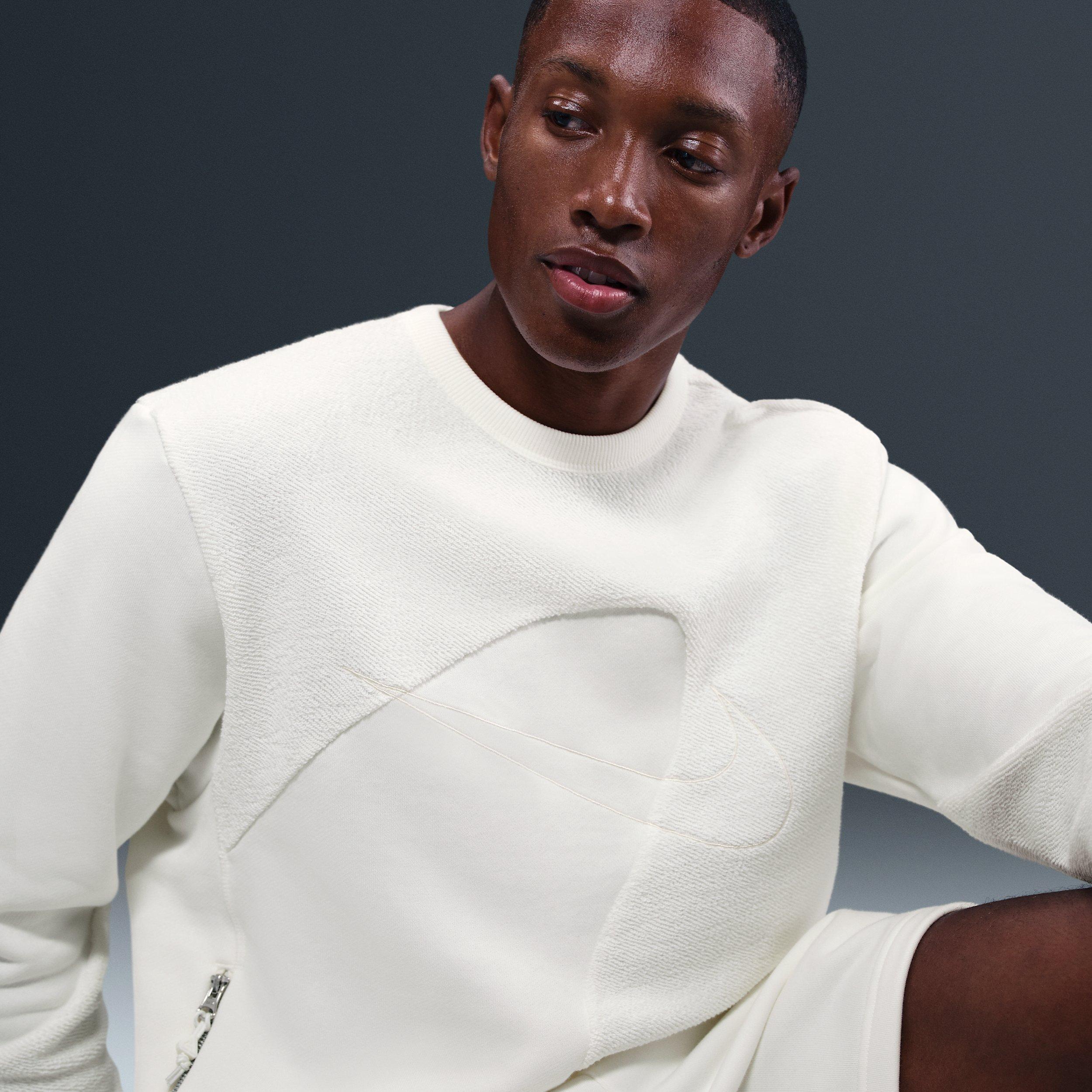 Nike Men's Giannis Standard Issue Basketball Crew - WHITE Thumbnail View 3