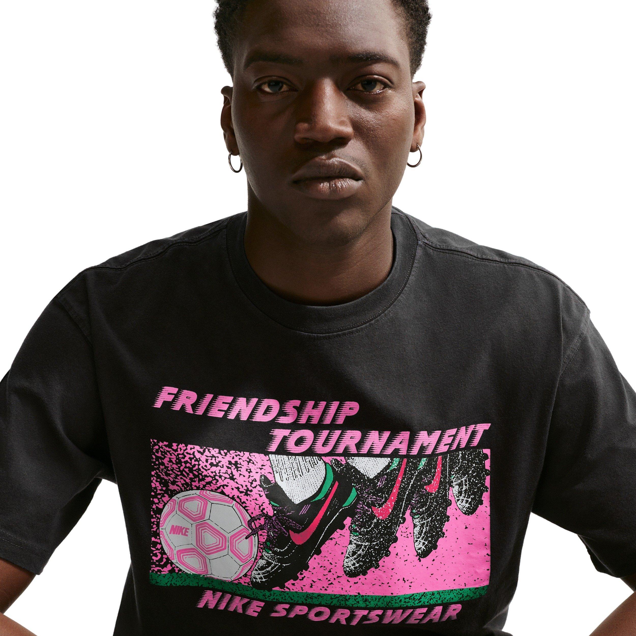 Nike Men's Sportswear LSE Celeb FB 2 T-Shirt - BLACK Thumbnail View 3