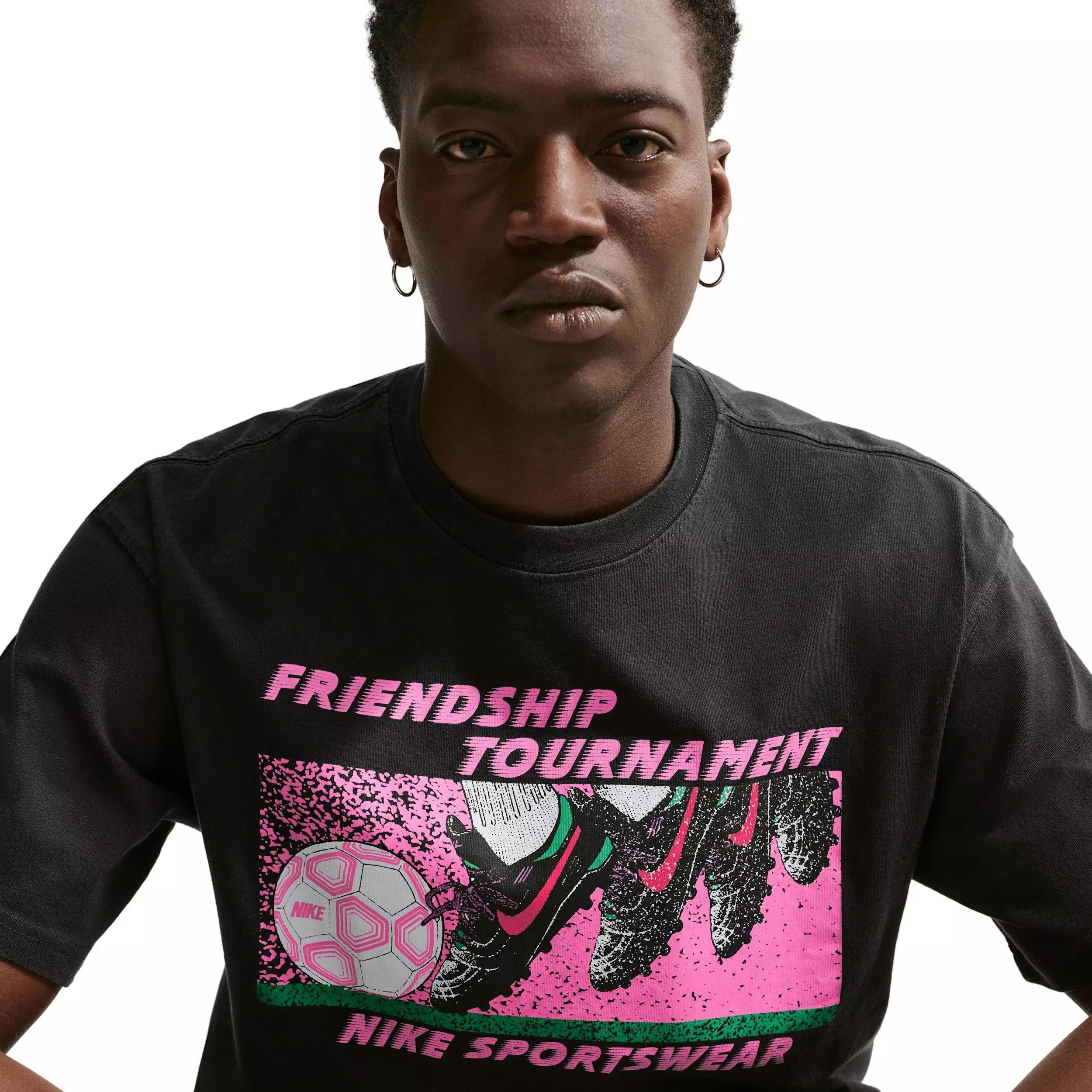 Nike Men's Sportswear LSE Celeb FB 2 T-Shirt - BLACK