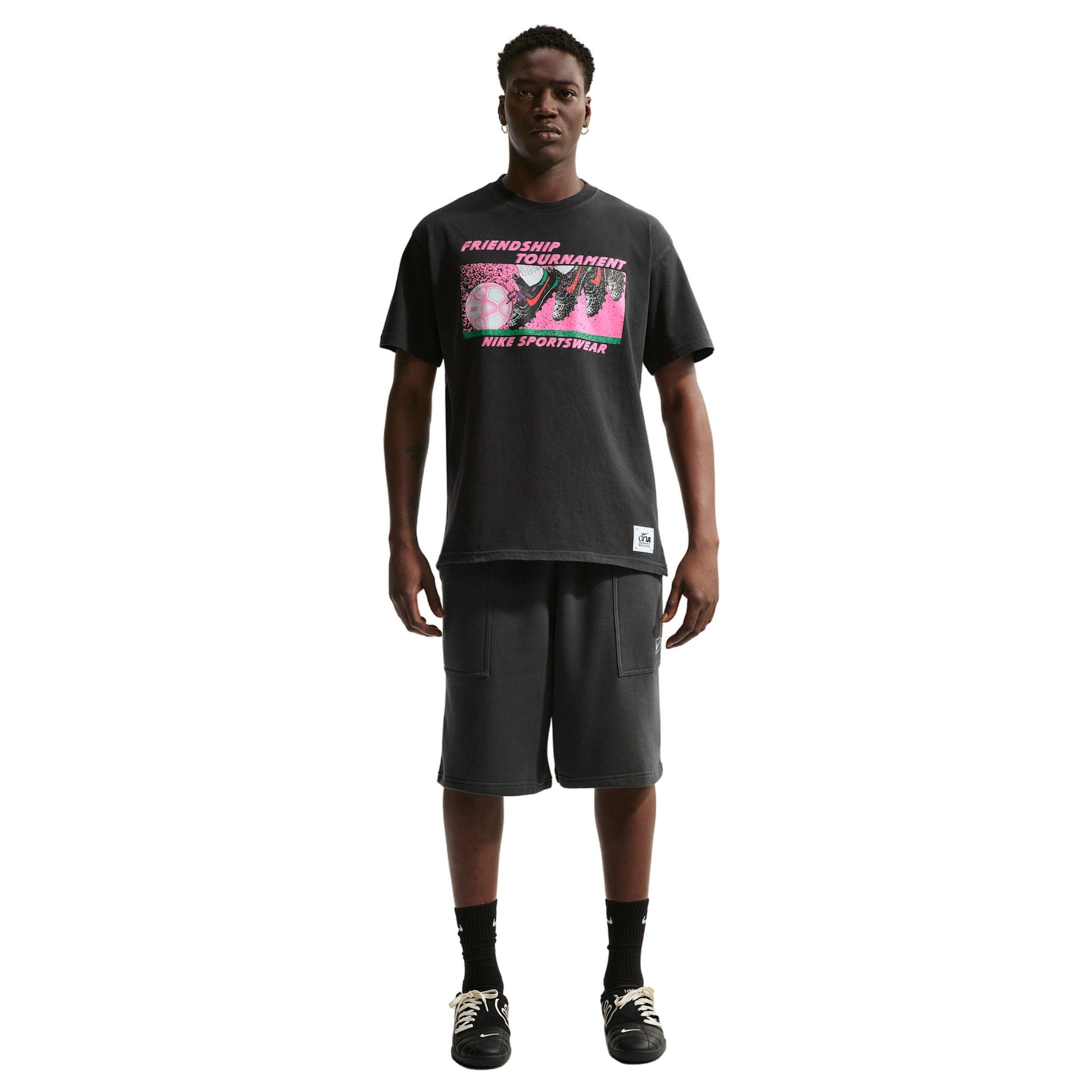 Nike Men's Sportswear LSE Celeb FB 2 T-Shirt - BLACK Thumbnail View 4