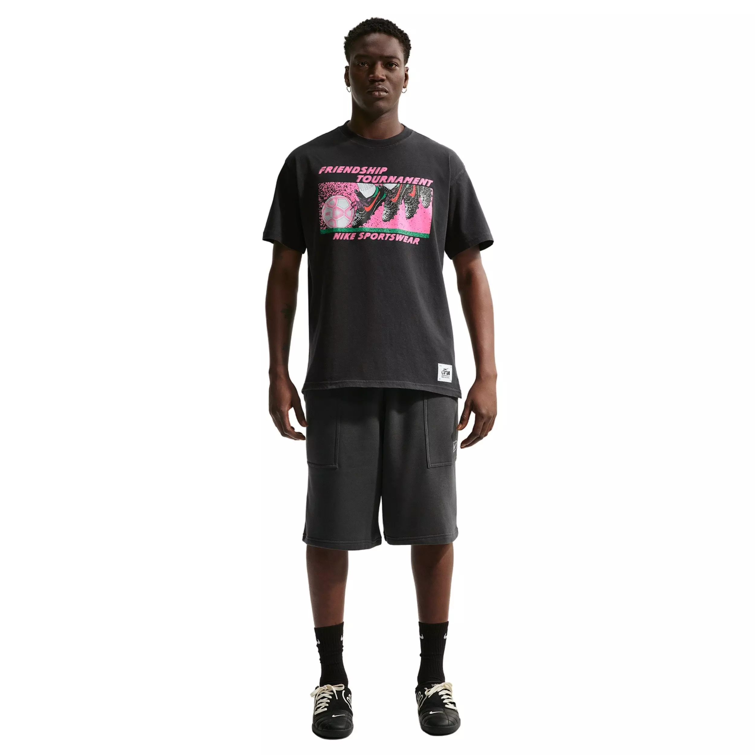 Nike Men's Sportswear LSE Celeb FB 2 T-Shirt - BLACK