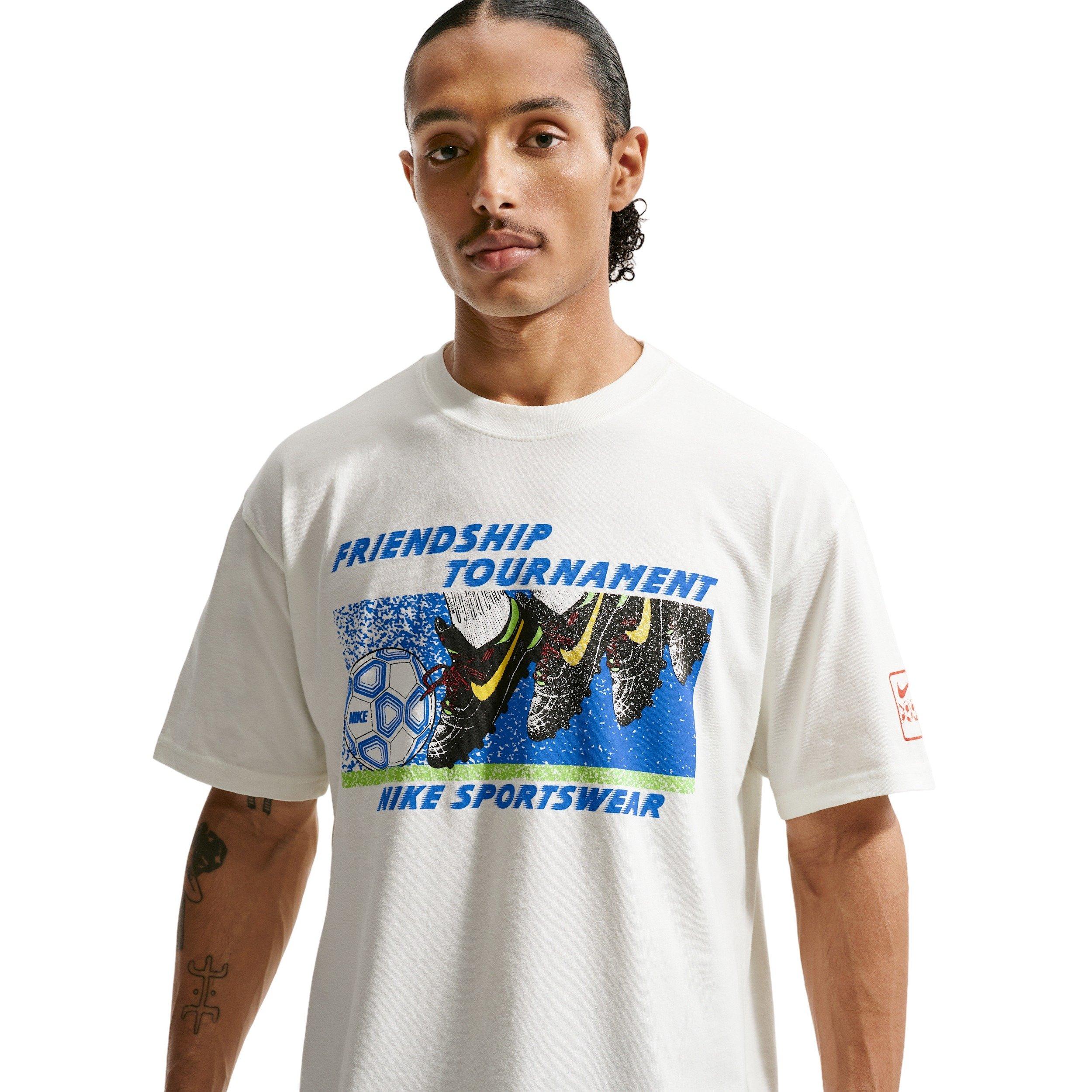 Nike Men's Sportswear LSE Celeb FB 2 T-Shirt - WHITE Thumbnail View 1