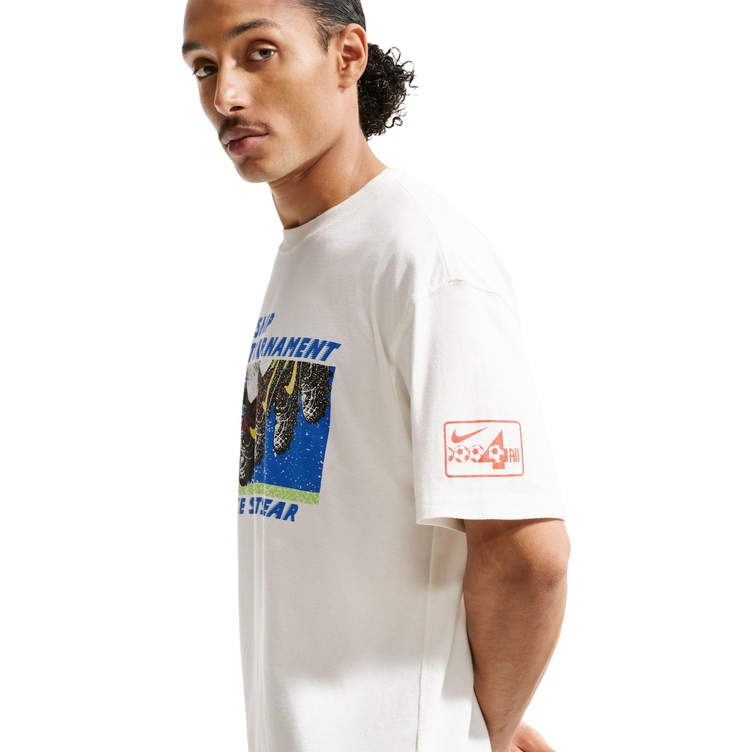 Nike Men's Sportswear LSE Celeb FB 2 T-Shirt - WHITE Thumbnail View 3