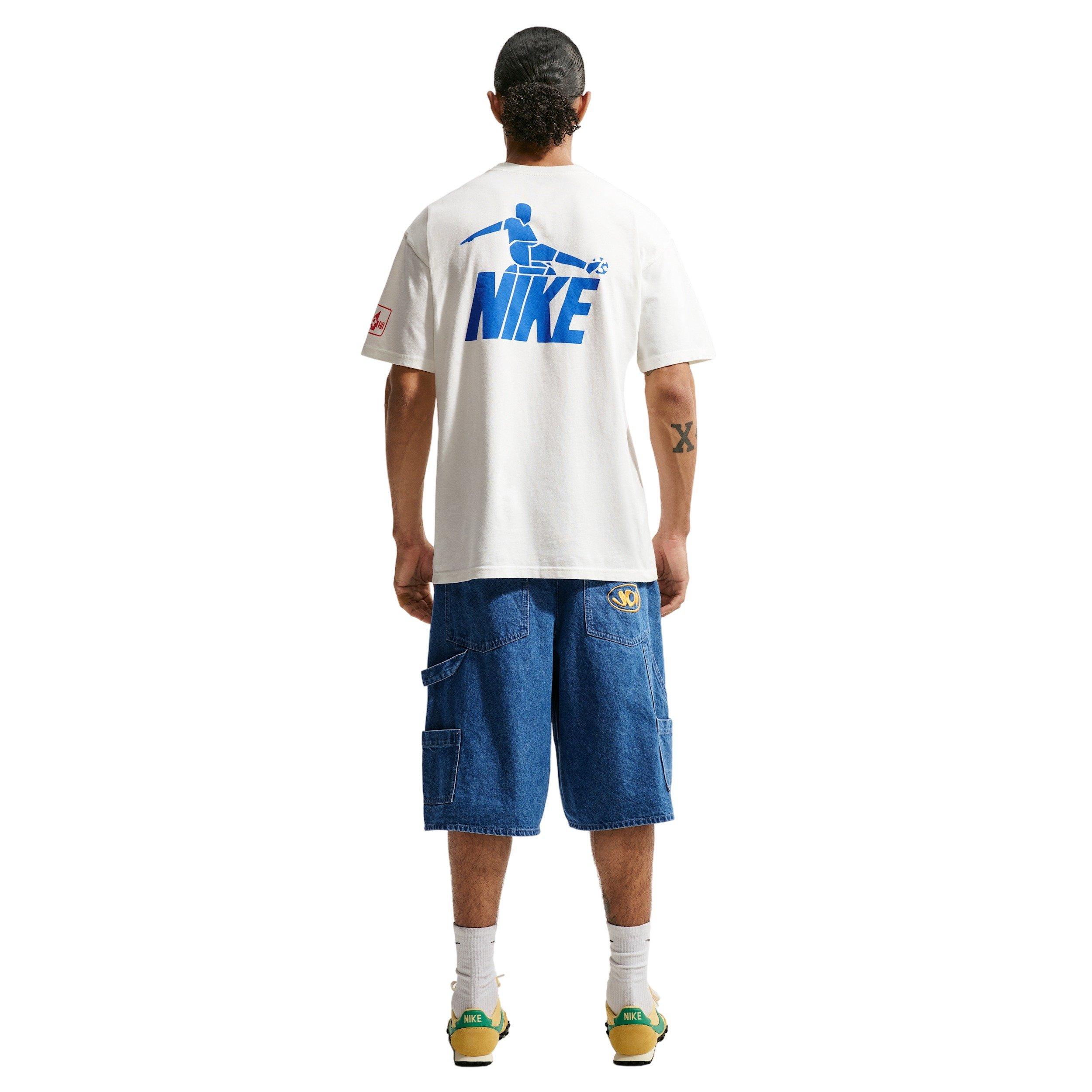 Nike Men's Sportswear LSE Celeb FB 2 T-Shirt - WHITE Thumbnail View 5