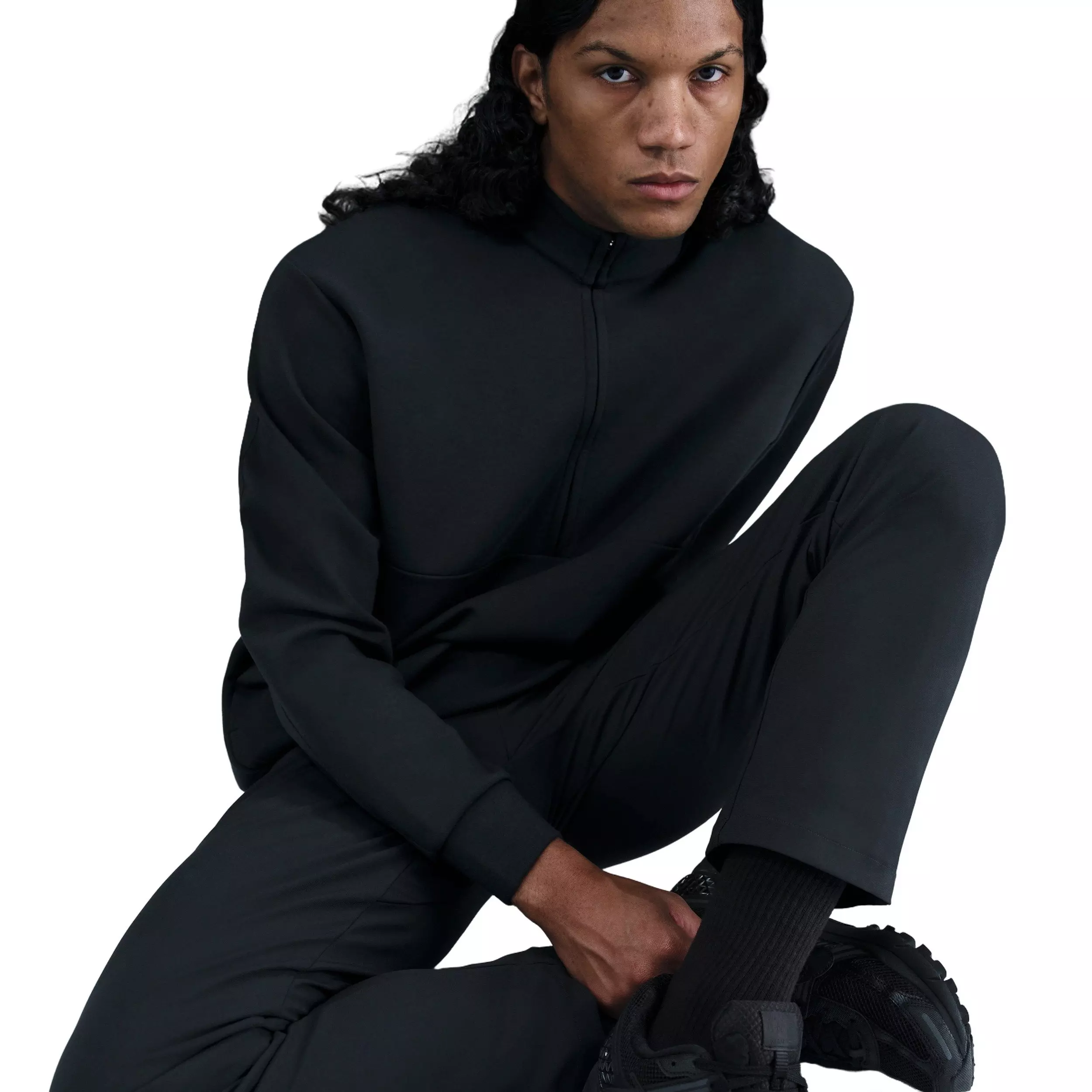 Nike Men's 24.7 PerfectStretch Dri-FIT Slim Chino Pants - Black - BLACK