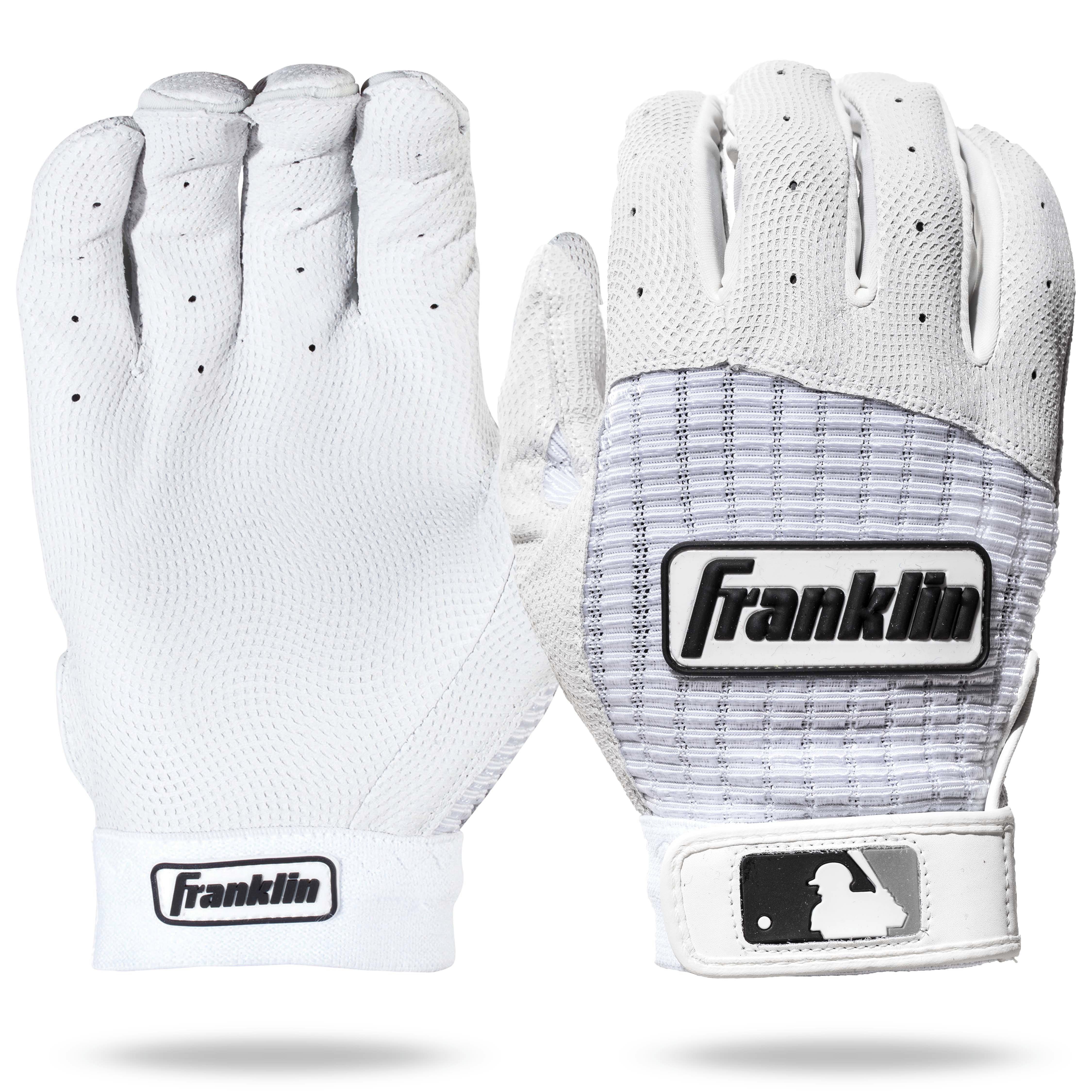 Franklin Men's Pro Classic Series Batting Gloves White - WHITE Thumbnail View 1