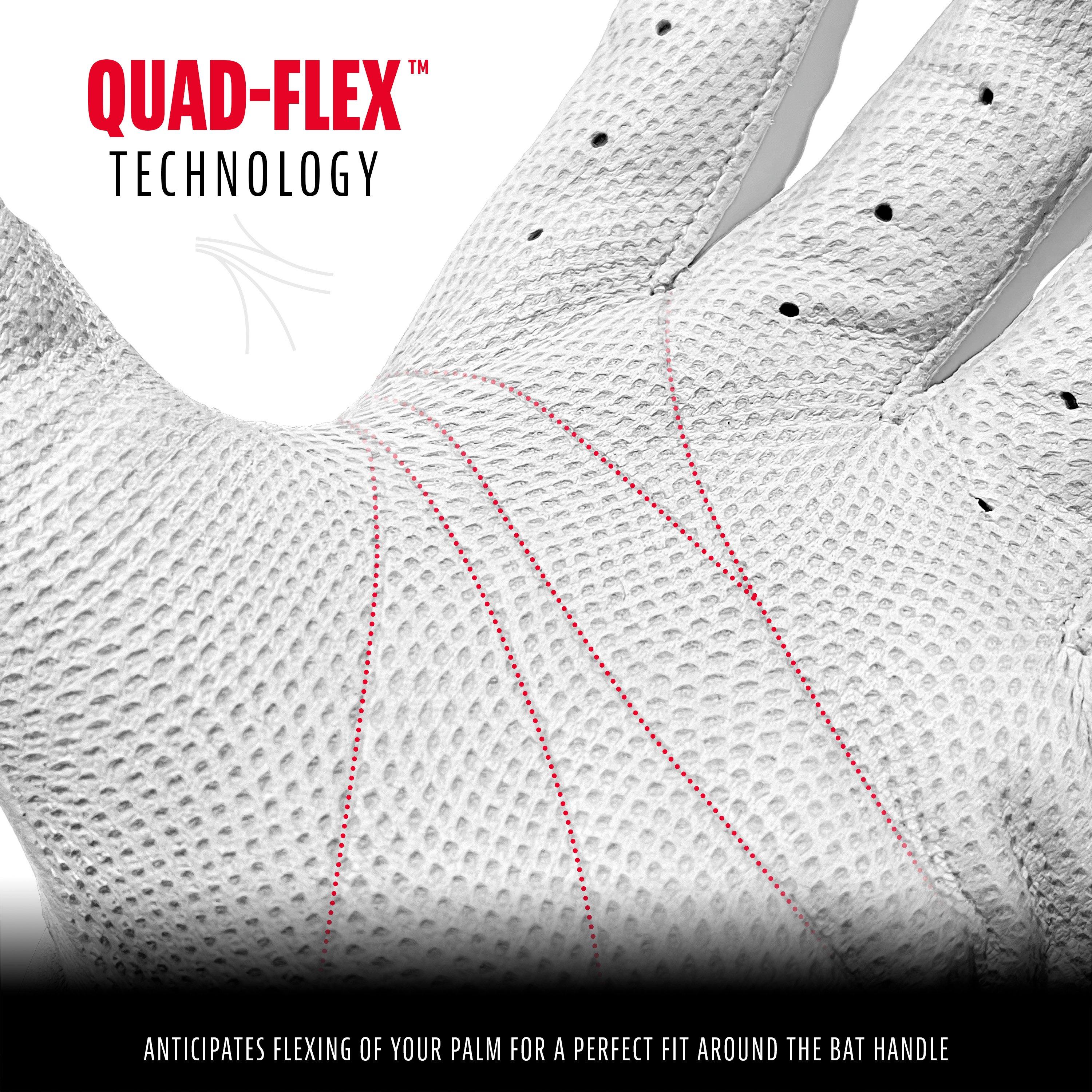 Franklin Men's Pro Classic Series Batting Gloves White - WHITE Thumbnail View 2