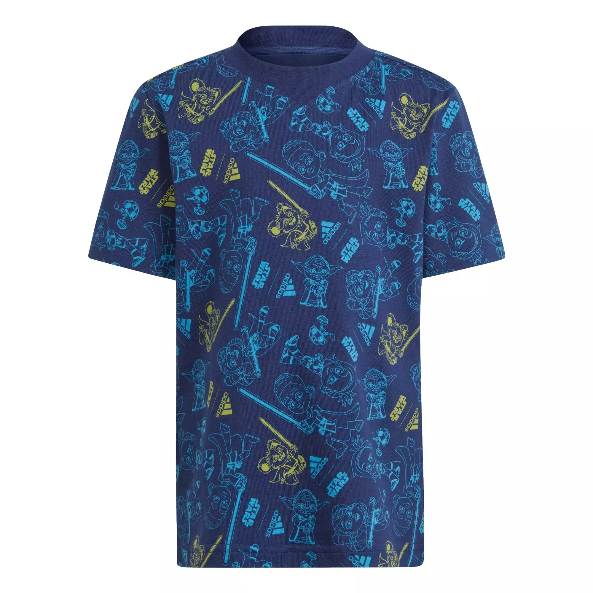 adidas Toddler Boys' x Star Wars Young Jedi T-Shirt -Dk Blue - DK BLUE