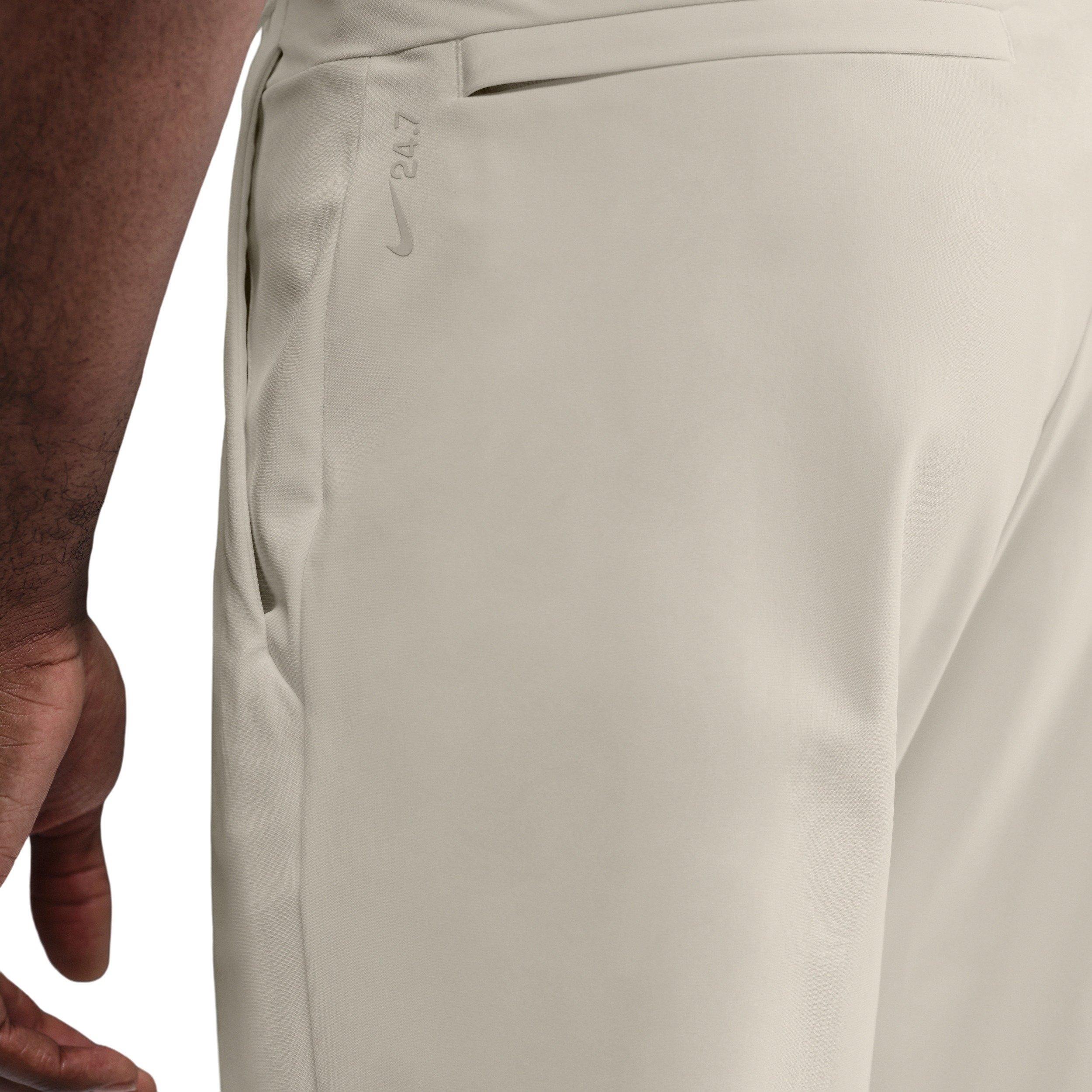 Nike Men's 24.7 PerfectStretch Dri-FIT Regular Chino Pants - WHITE Thumbnail View 6