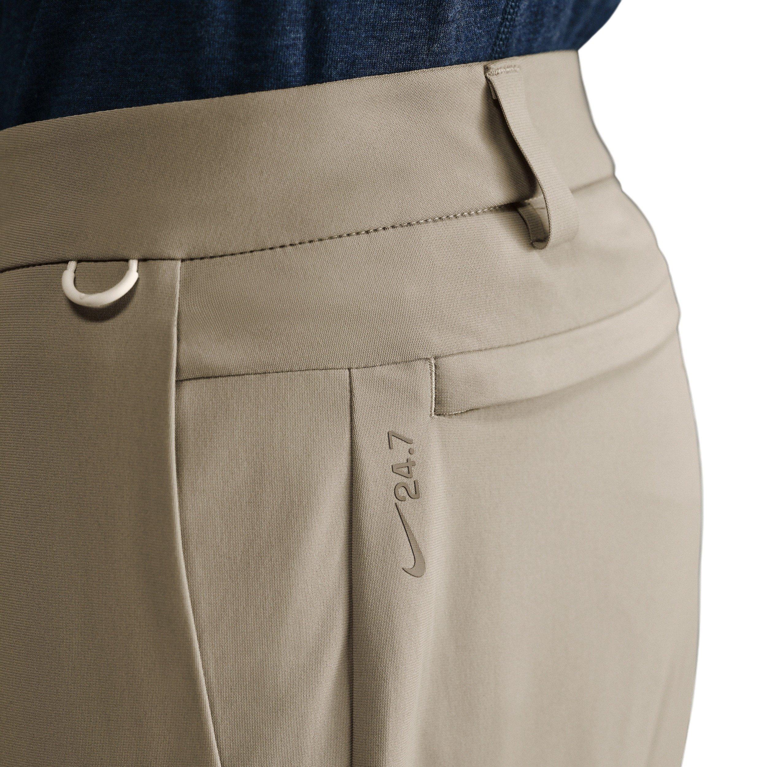 Nike Men's 24.7 PerfectStretch Dri-FIT Regular Chino Pants - BROWN Thumbnail View 6