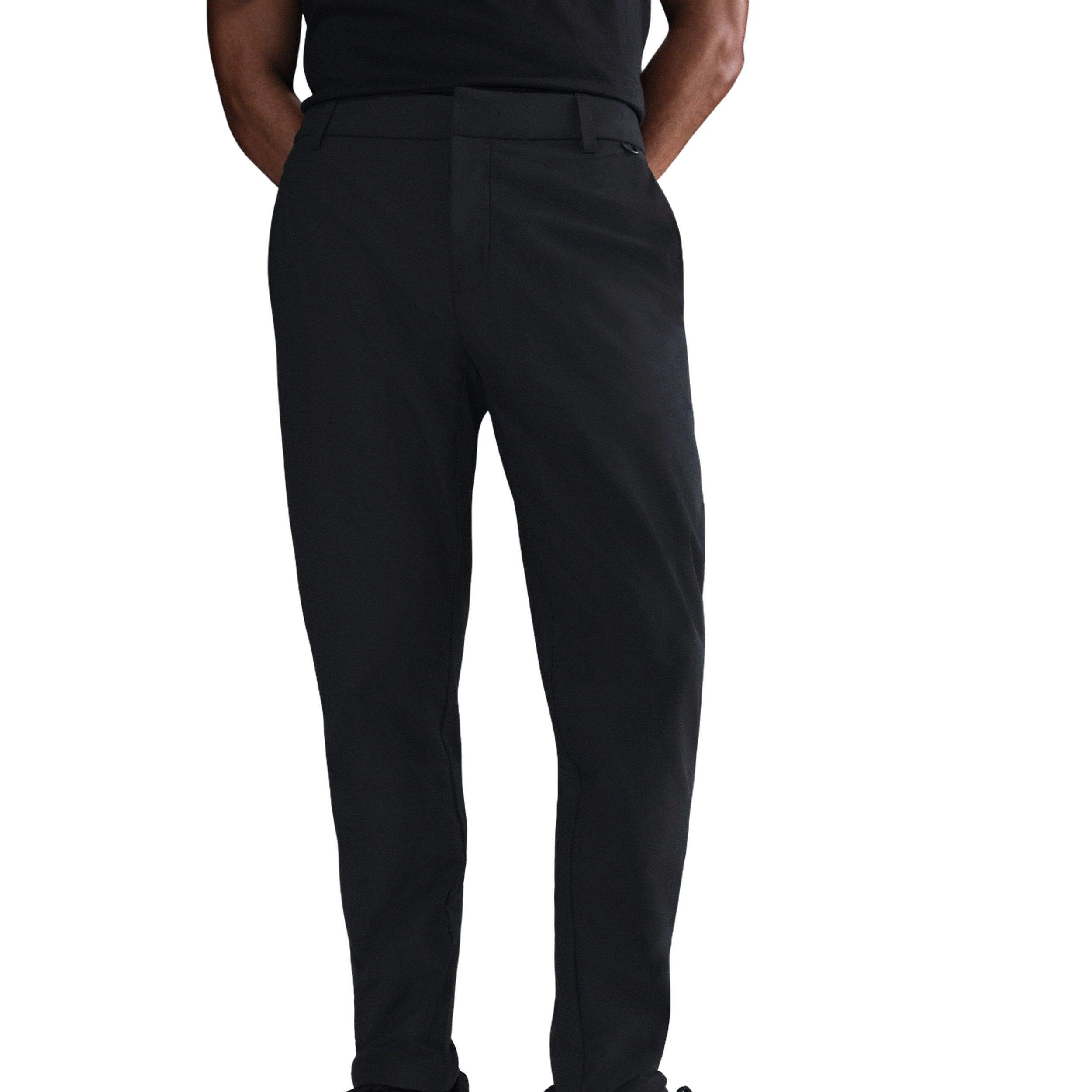 Nike Men's 24.7 PerfectStretch Dri-FIT 5-Pocket Slim-Fit Pants - BLACK Thumbnail View 3