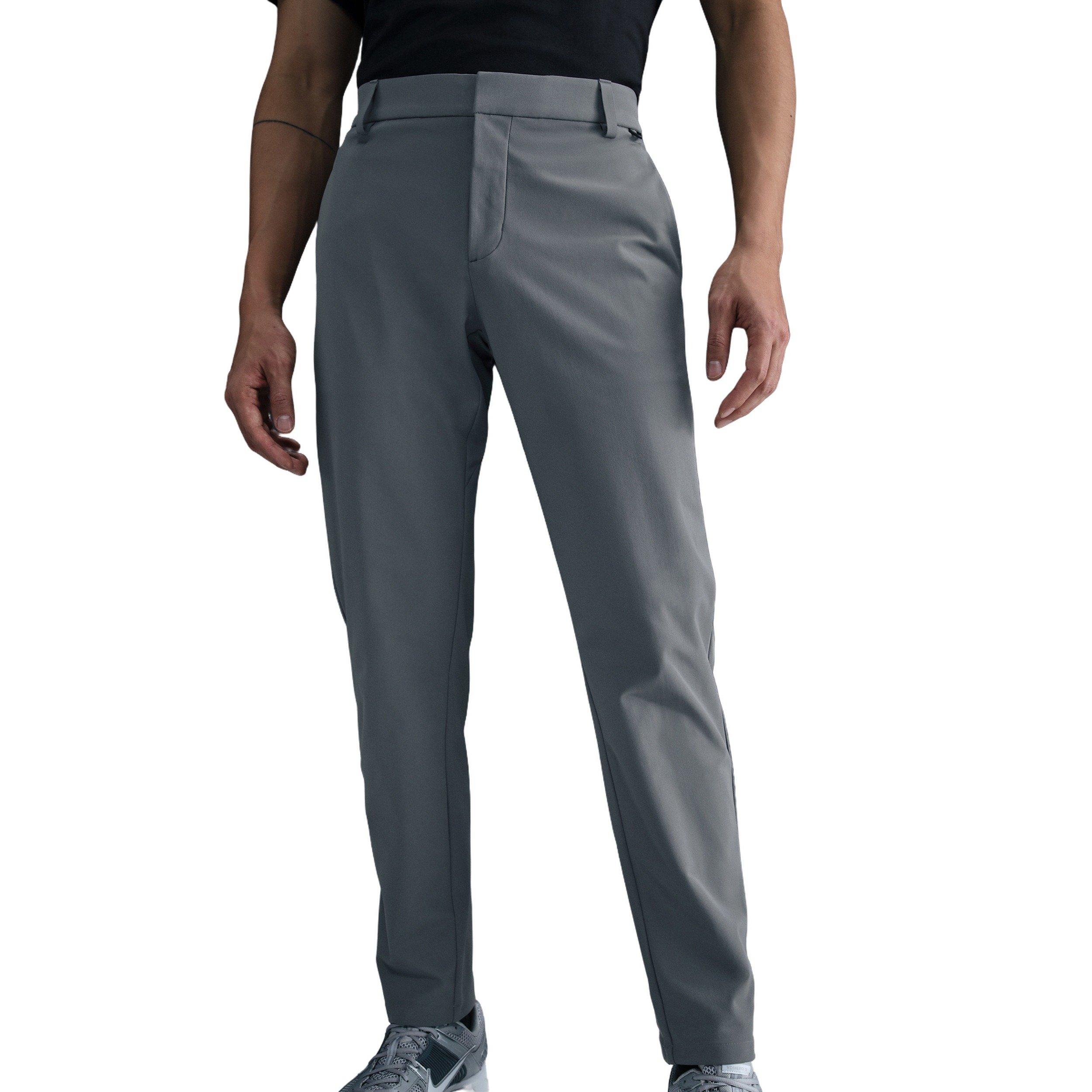 Nike Men's 24.7 PerfectStretch Dri-FIT 5-Pocket Slim-Fit Pants - GREY Thumbnail View 3