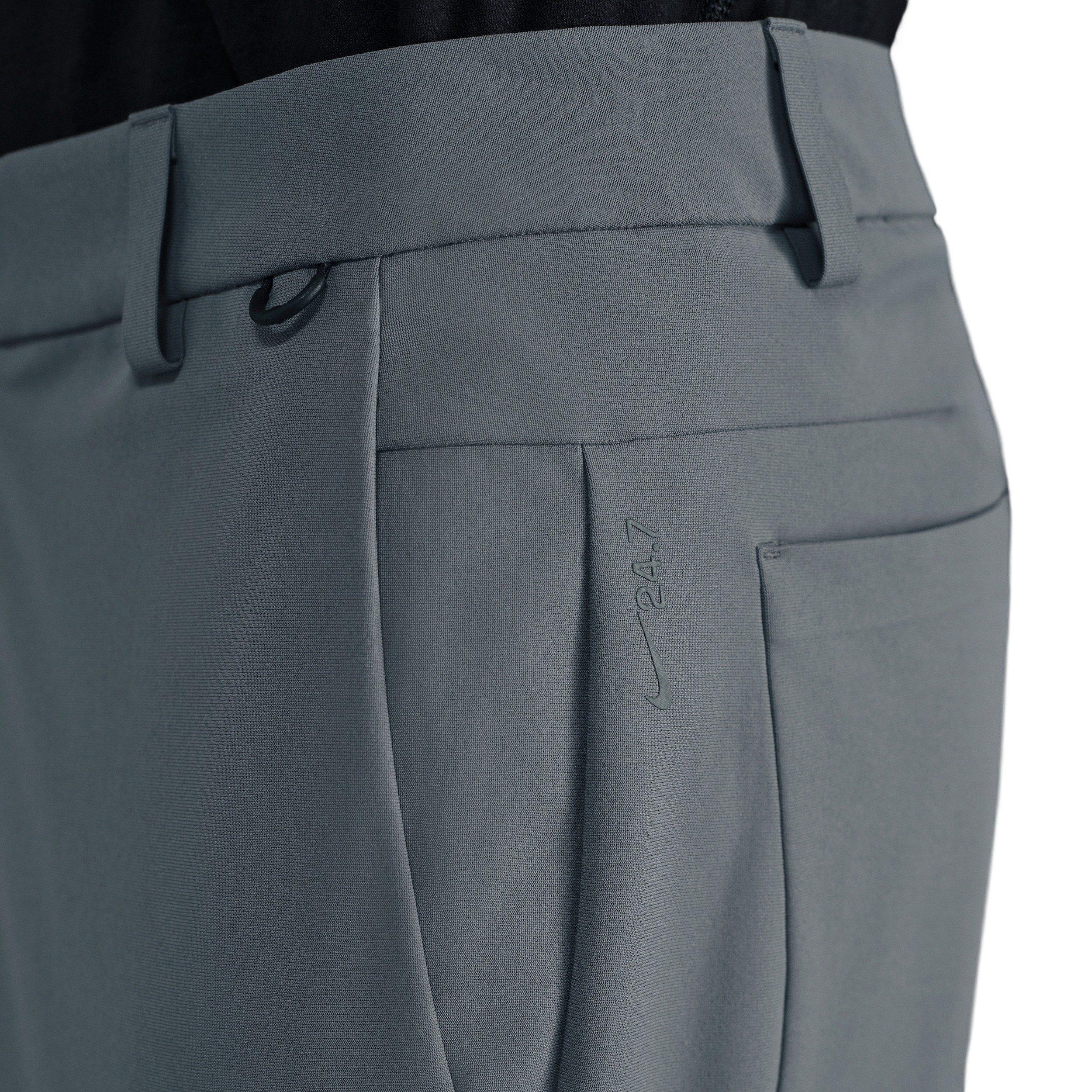 Nike Men's 24.7 PerfectStretch Dri-FIT 5-Pocket Slim-Fit Pants - GREY Thumbnail View 6