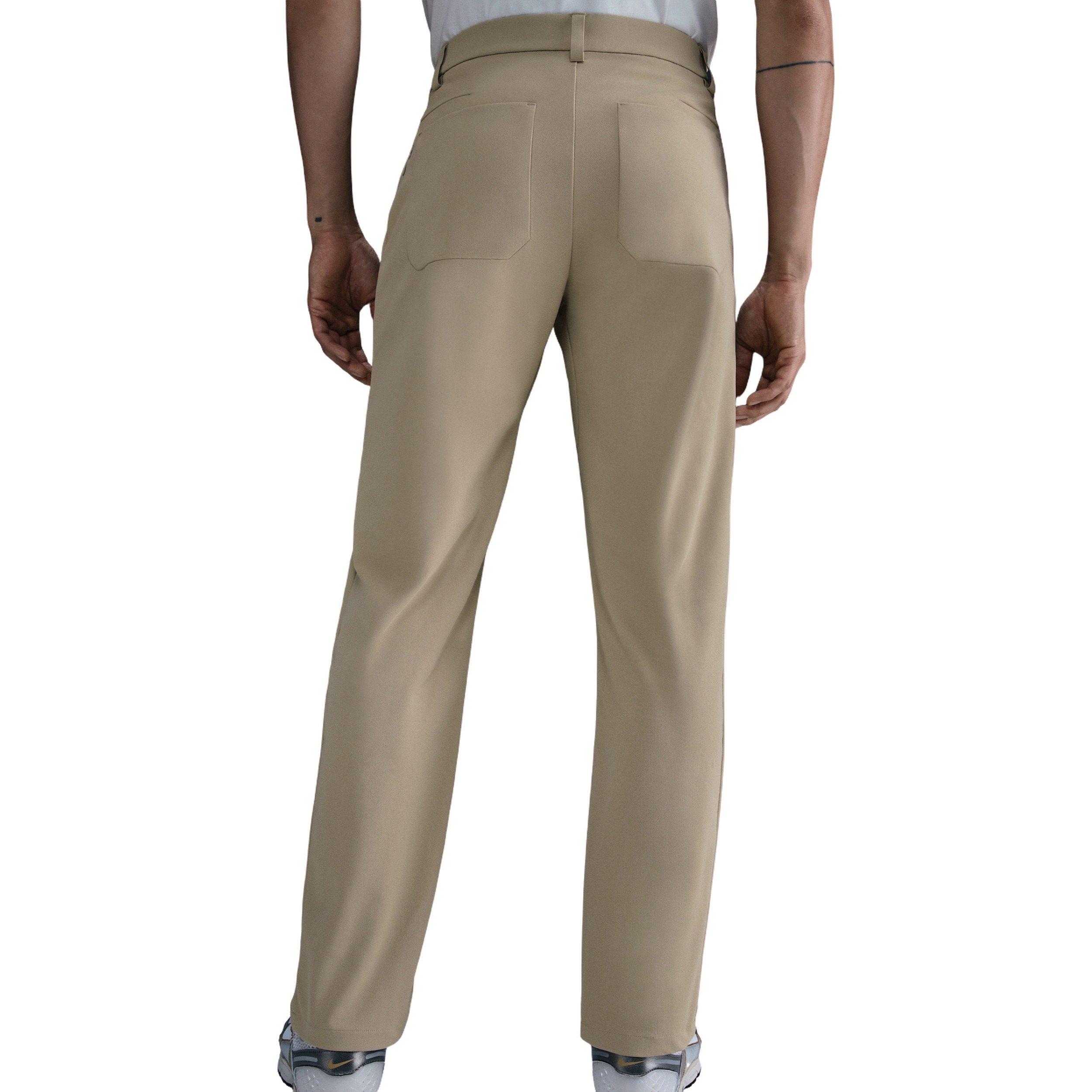 Nike Men's 24.7 PerfectStretch Dri-FIT 5-Pocket Slim-Fit Pants - BROWN Thumbnail View 4