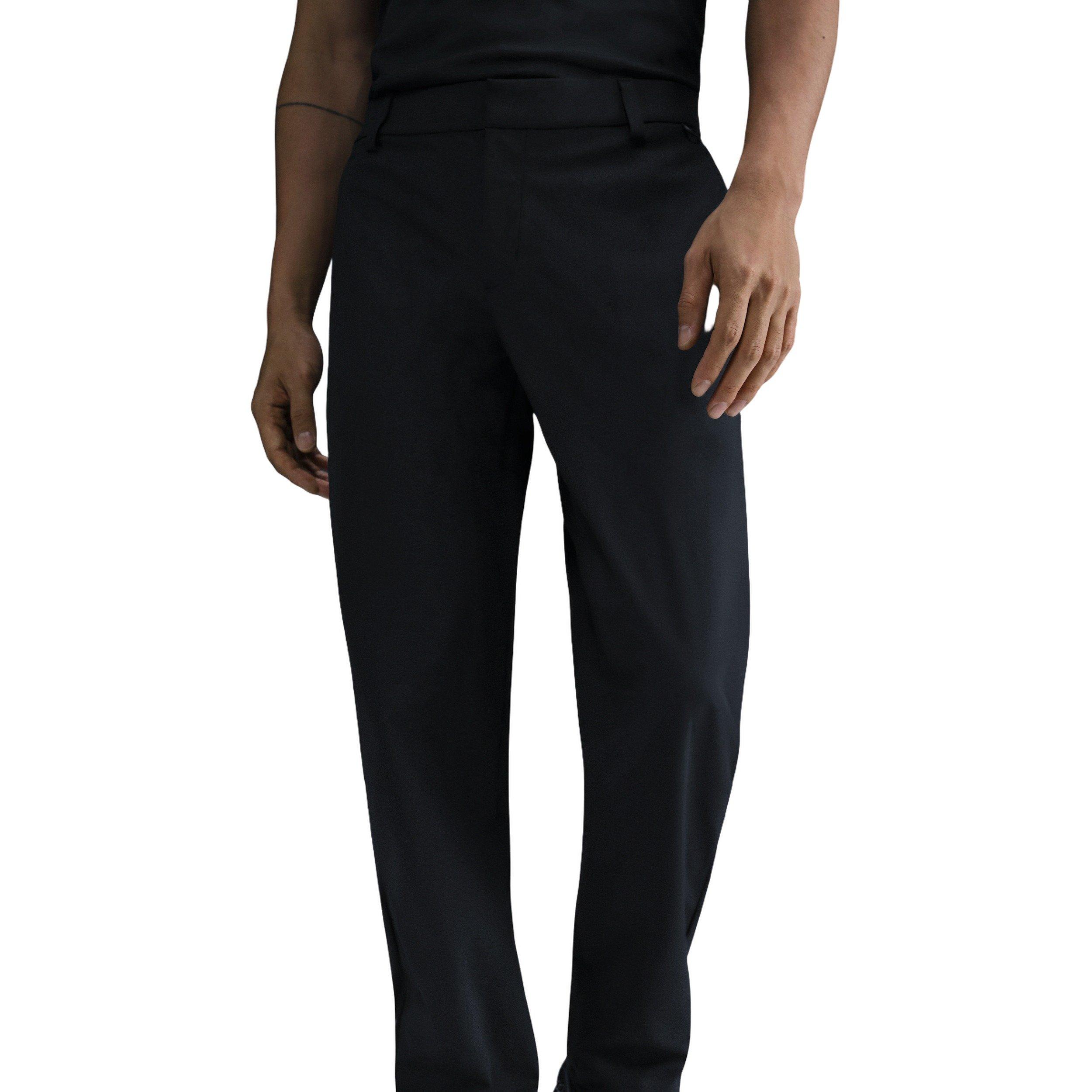 Nike Men's 24.7 PerfectStretch Dri-FIT 5-Pocket Regular Pants - BLACK Thumbnail View 3